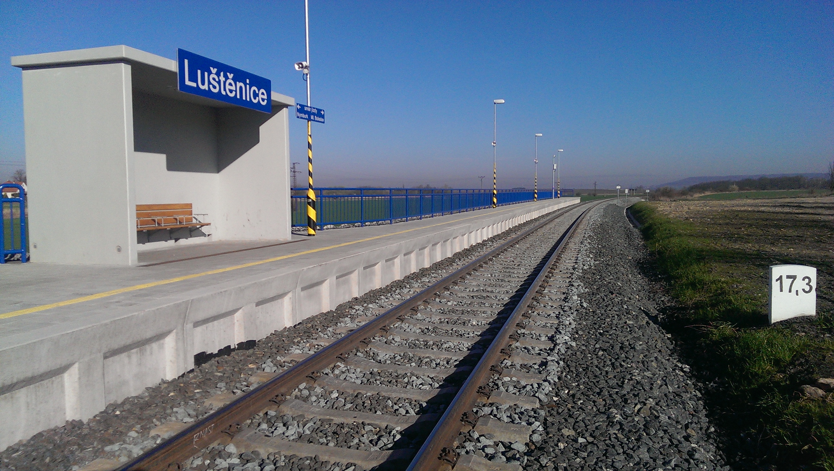Zvýšení kapacity trati Nymburk – Mladá Boleslav, 1. stavba - Izgradnja željezničke infrastrukture