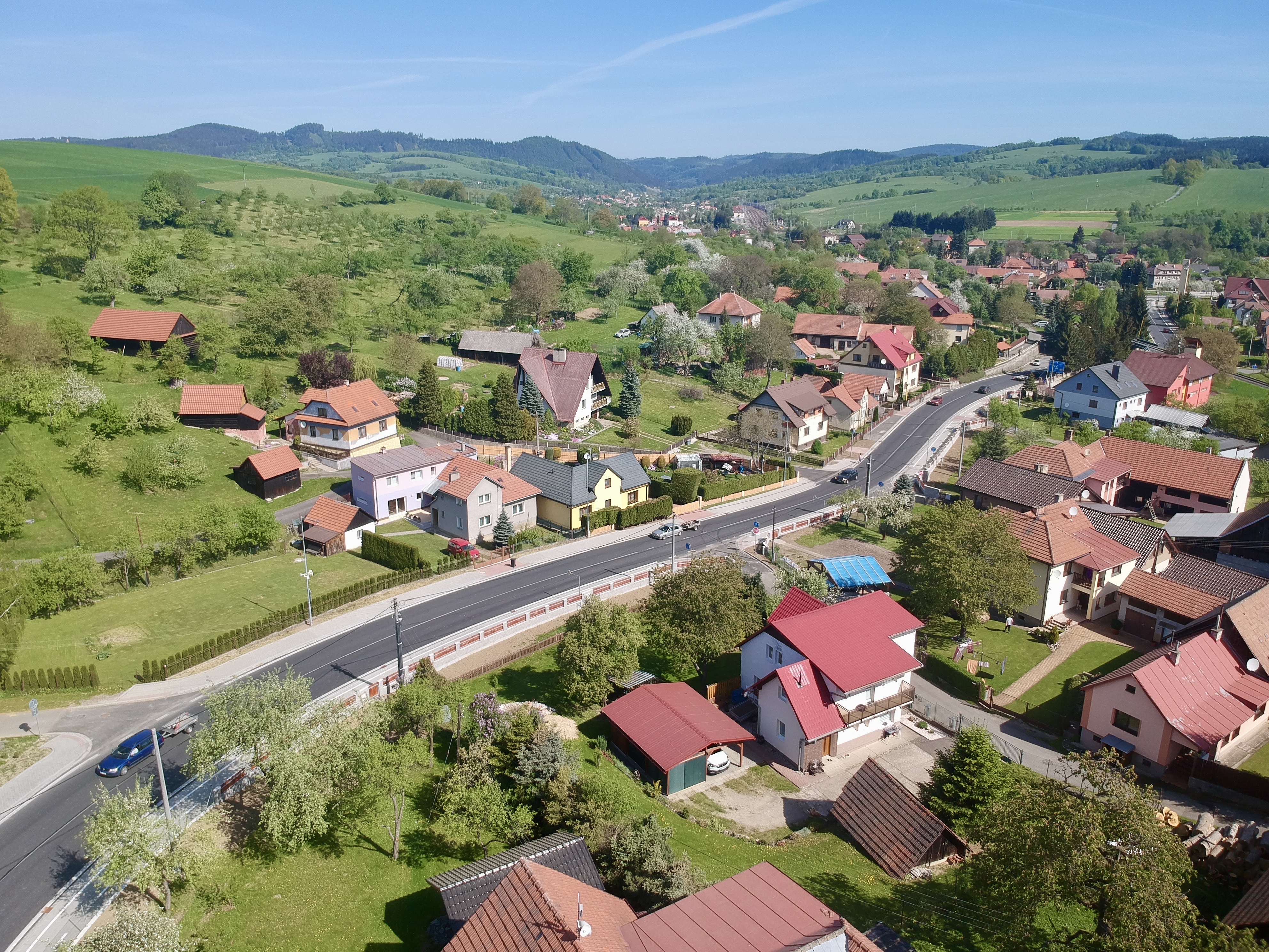 Horní Lideč – revitalizace dopravního prostoru - Izgradnja cesta i mostova