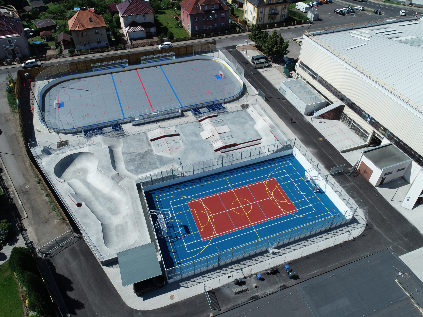 Děčín – multifunkční sportoviště u  zimního stadionu - Specijaliziranost i stručnost