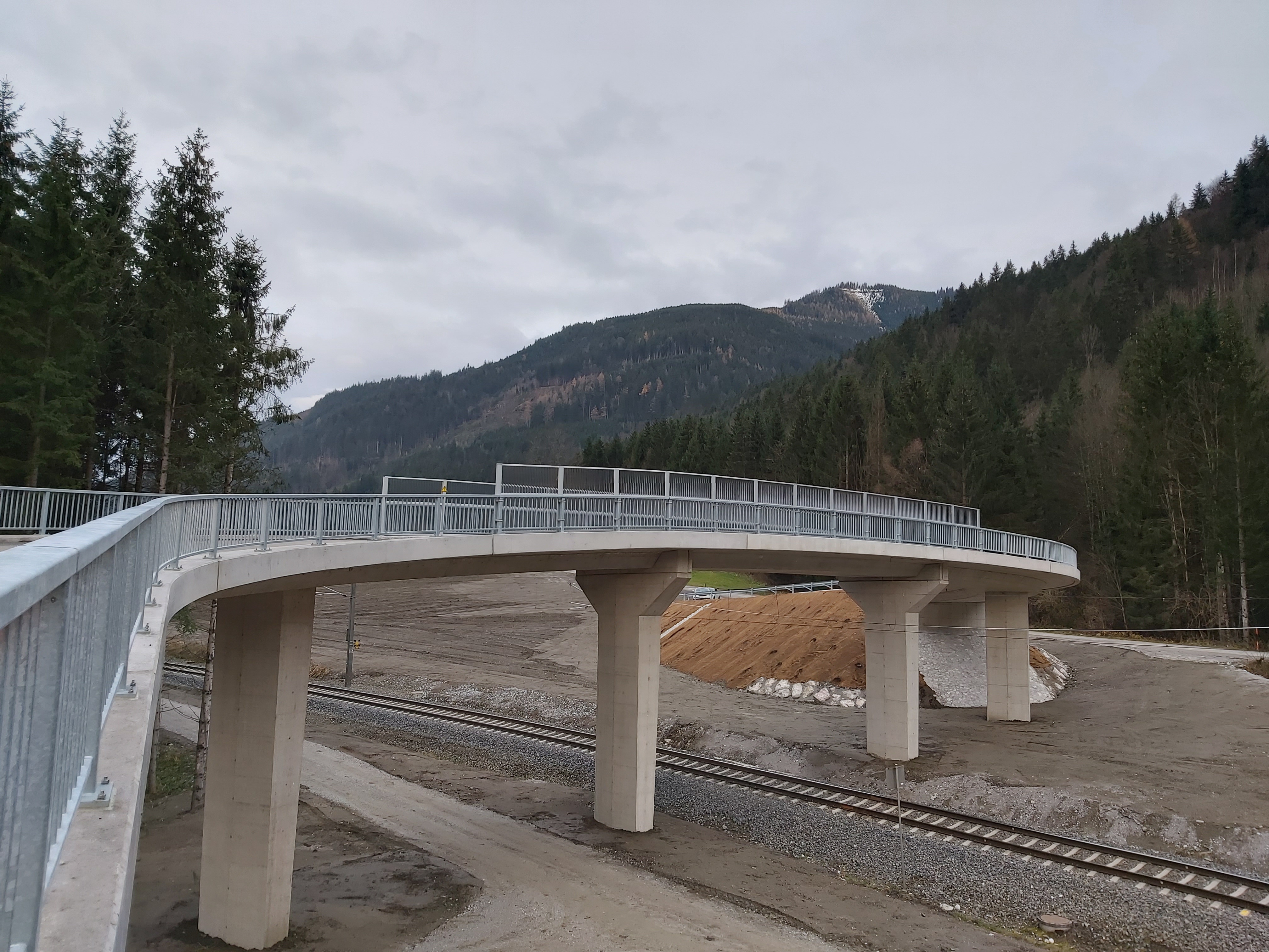 ÖBB Frauenberg - Izgradnja cesta i mostova