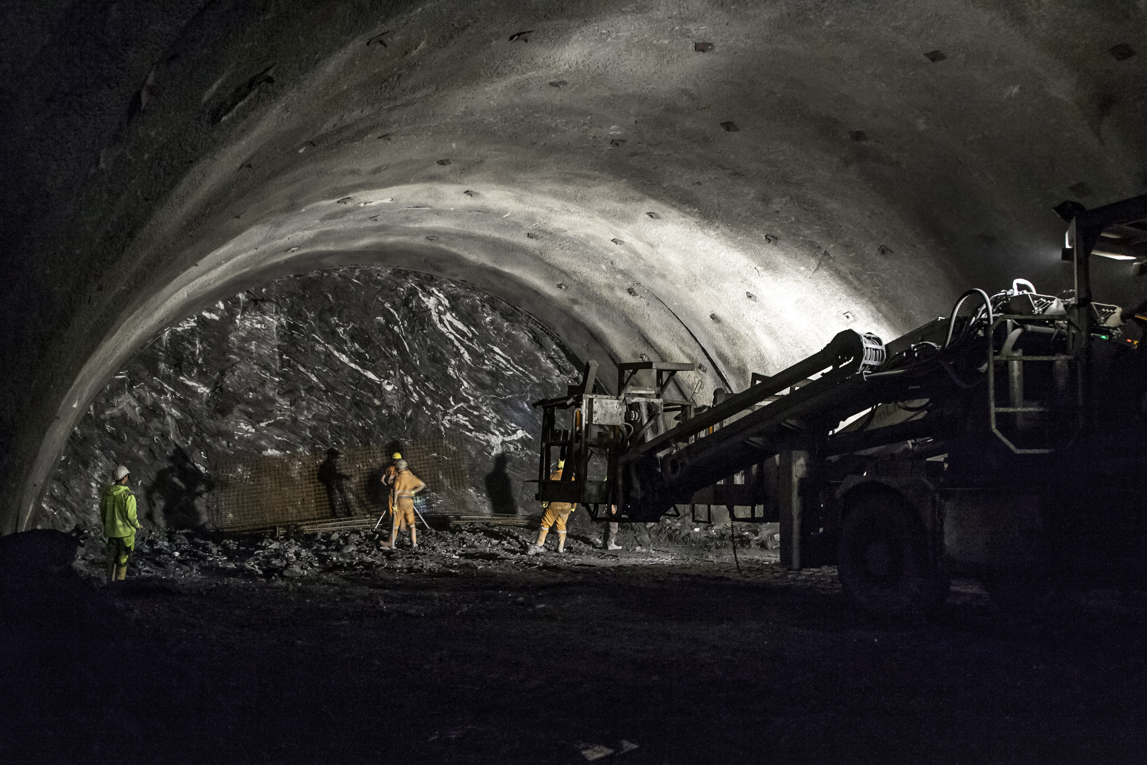 Brenner Basistunnel - Erkundungstunnel Wolf 2 - Izgradnja tunela