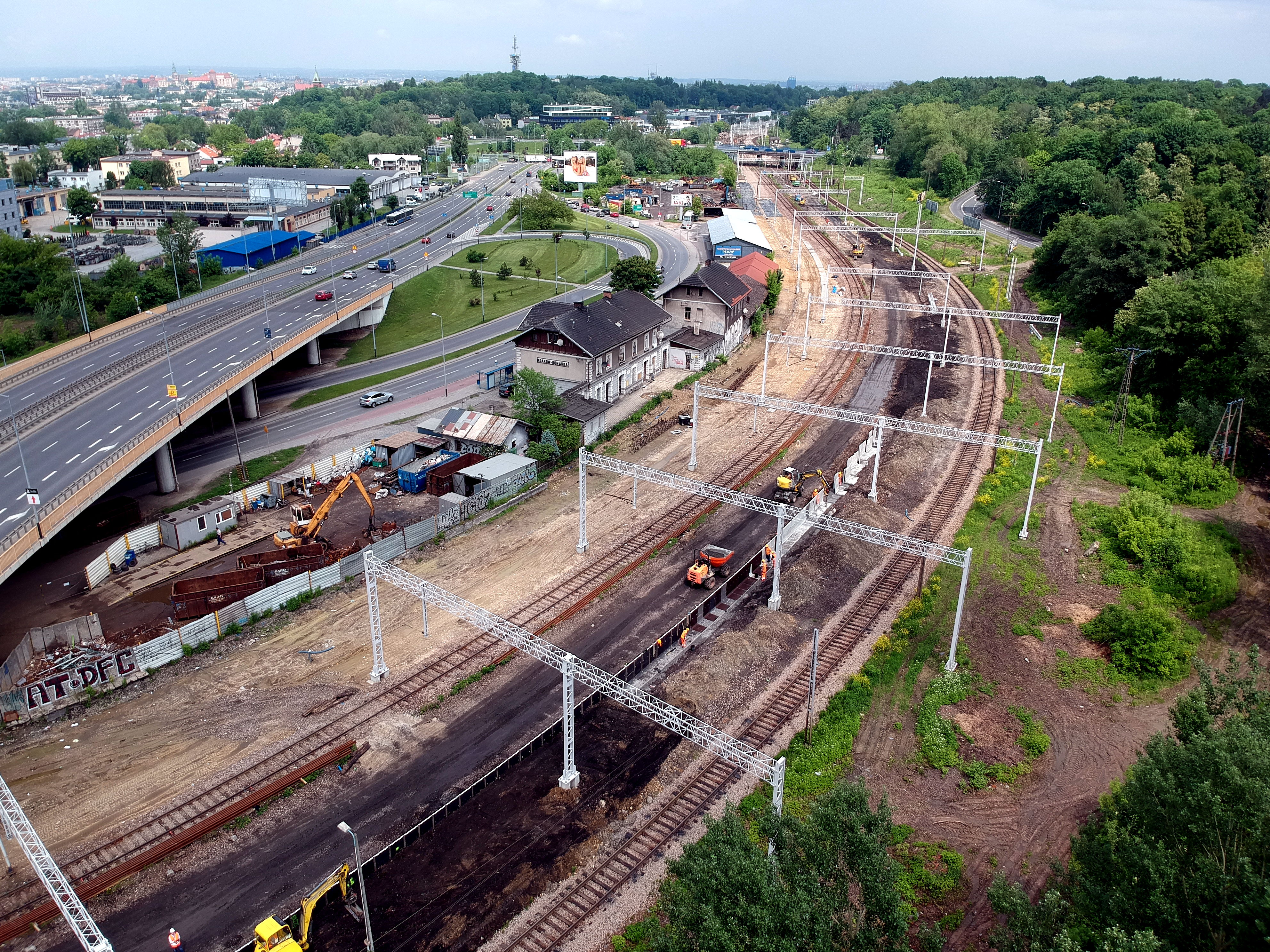 Gleisbau, Kraków - Izgradnja željezničke infrastrukture