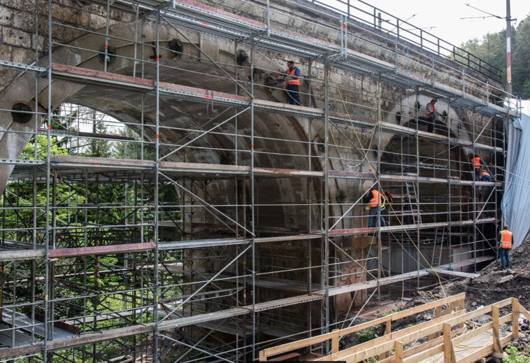 Sanierung Kartnerkogelviadukt Semmering - Izgradnja željezničke infrastrukture