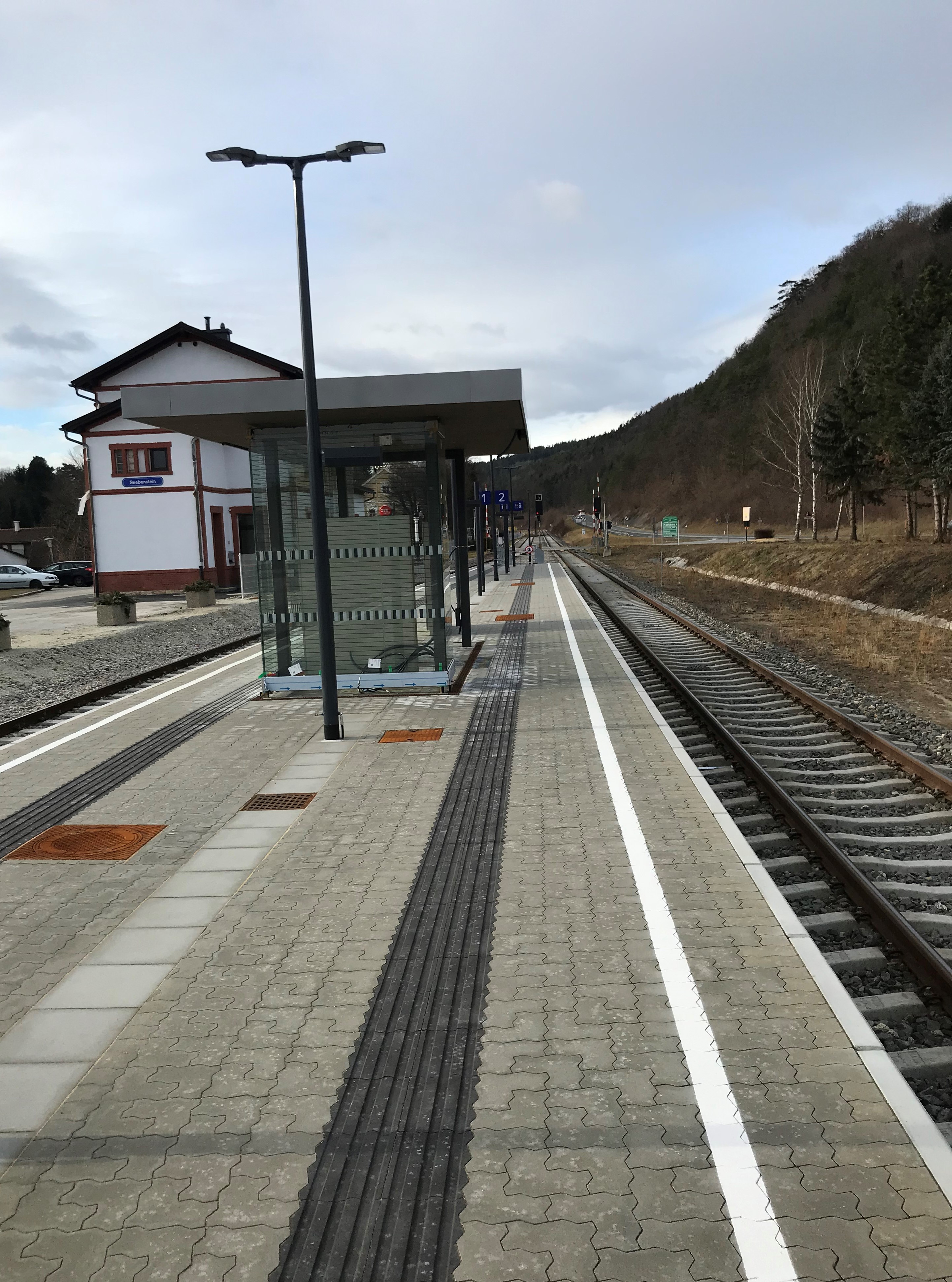 Umbau Bahnhof Seebenstein - Niskogradnja