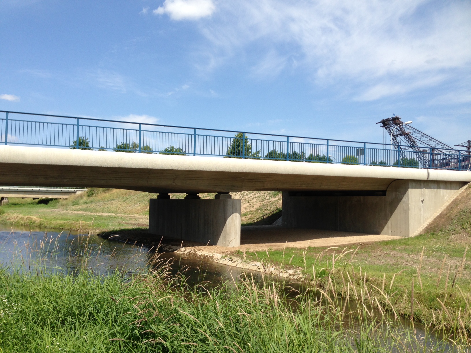 Hagenwerder - B 99, Brücke über die Pließnitz  - Izgradnja cesta i mostova