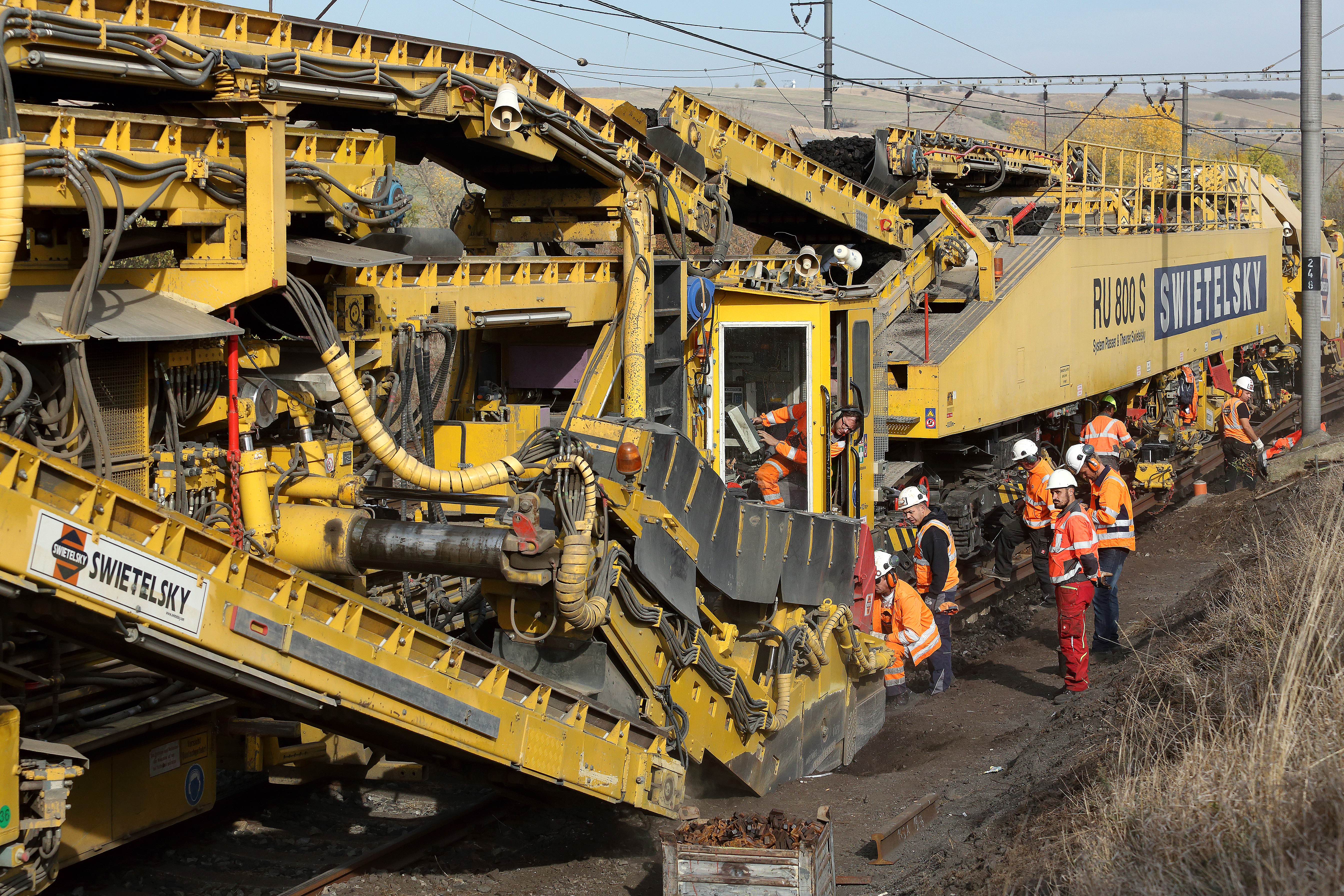 Optimalizace traťového úseku Obrnice–Čížkovice - Izgradnja željezničke infrastrukture