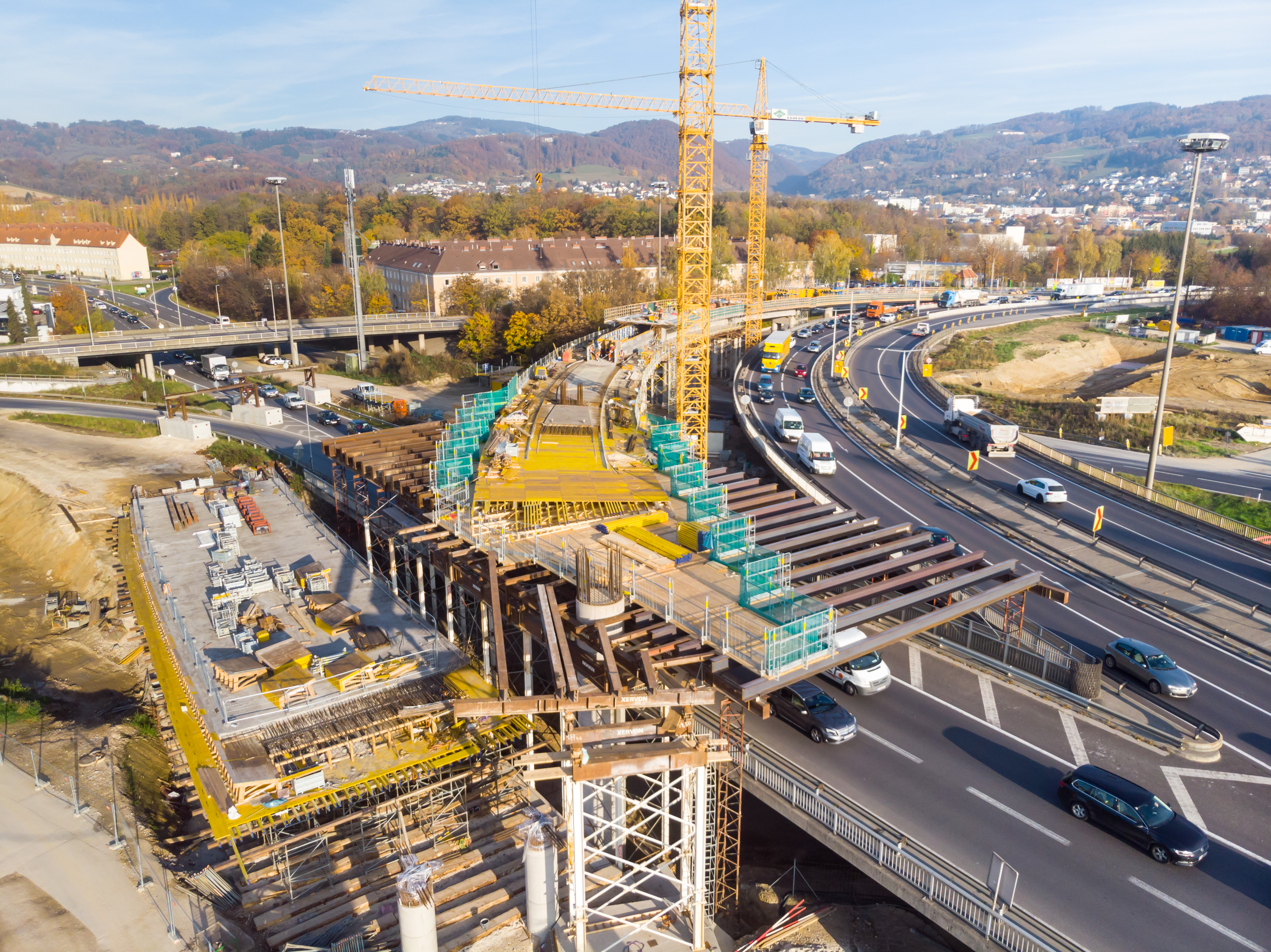 Linz A7 Bypassbrücken  - Izgradnja cesta i mostova