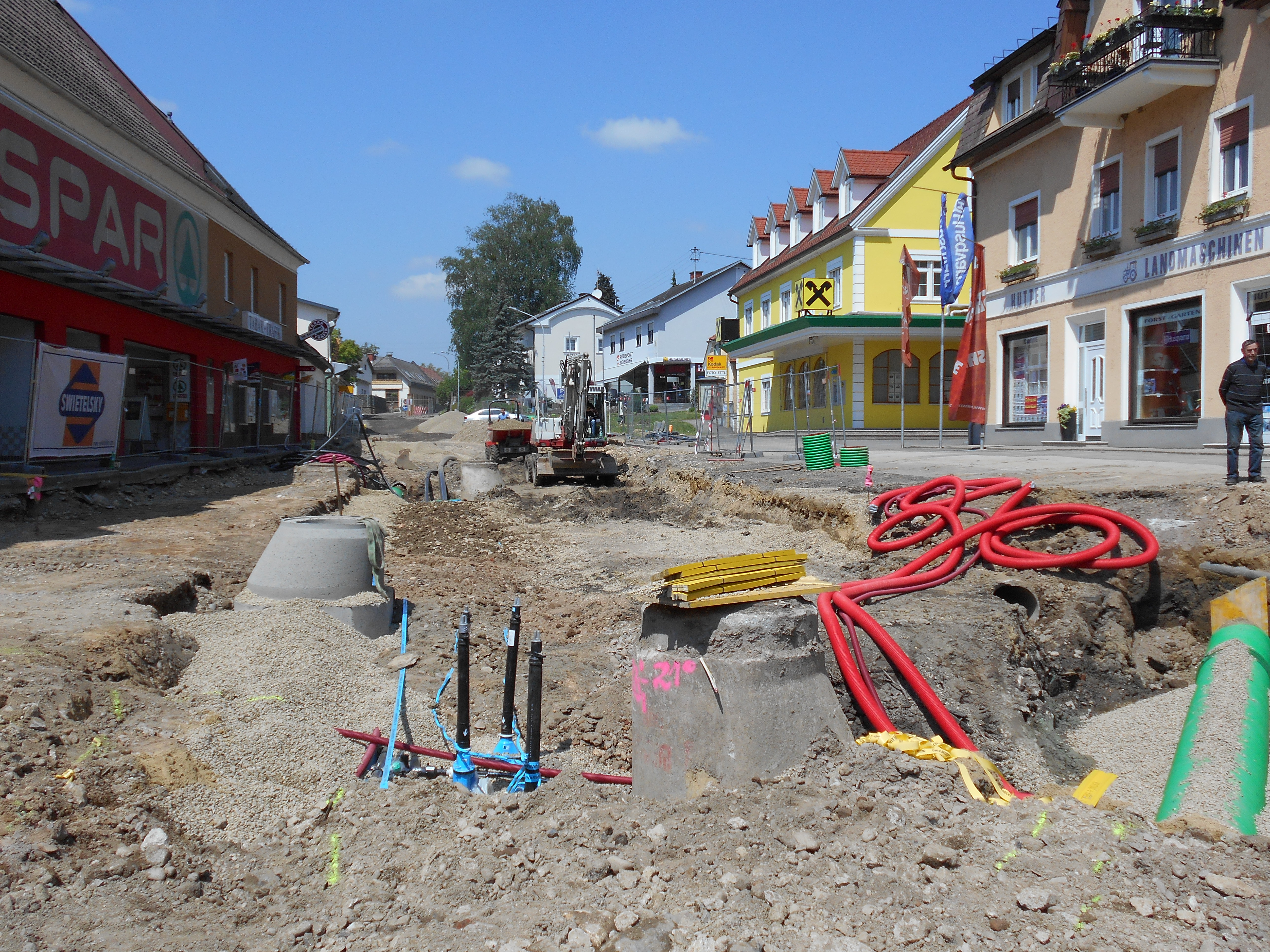 ODF Gnas - Izgradnja cesta i mostova