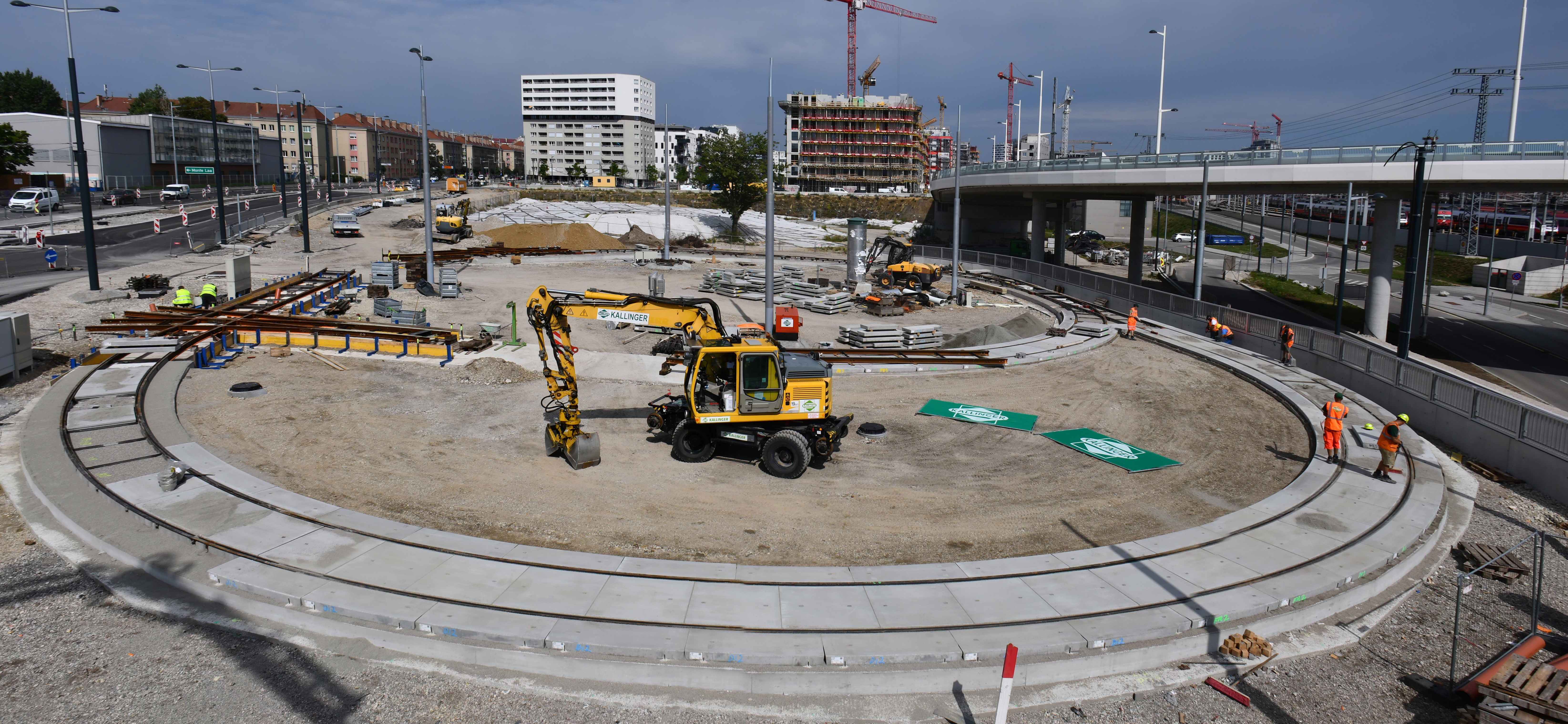 Unterführung Gudrunstraße & Absberggasse - Izgradnja željezničke infrastrukture