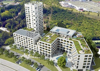 Polyfunkční dům Nad Arboretem v Brně - CZ