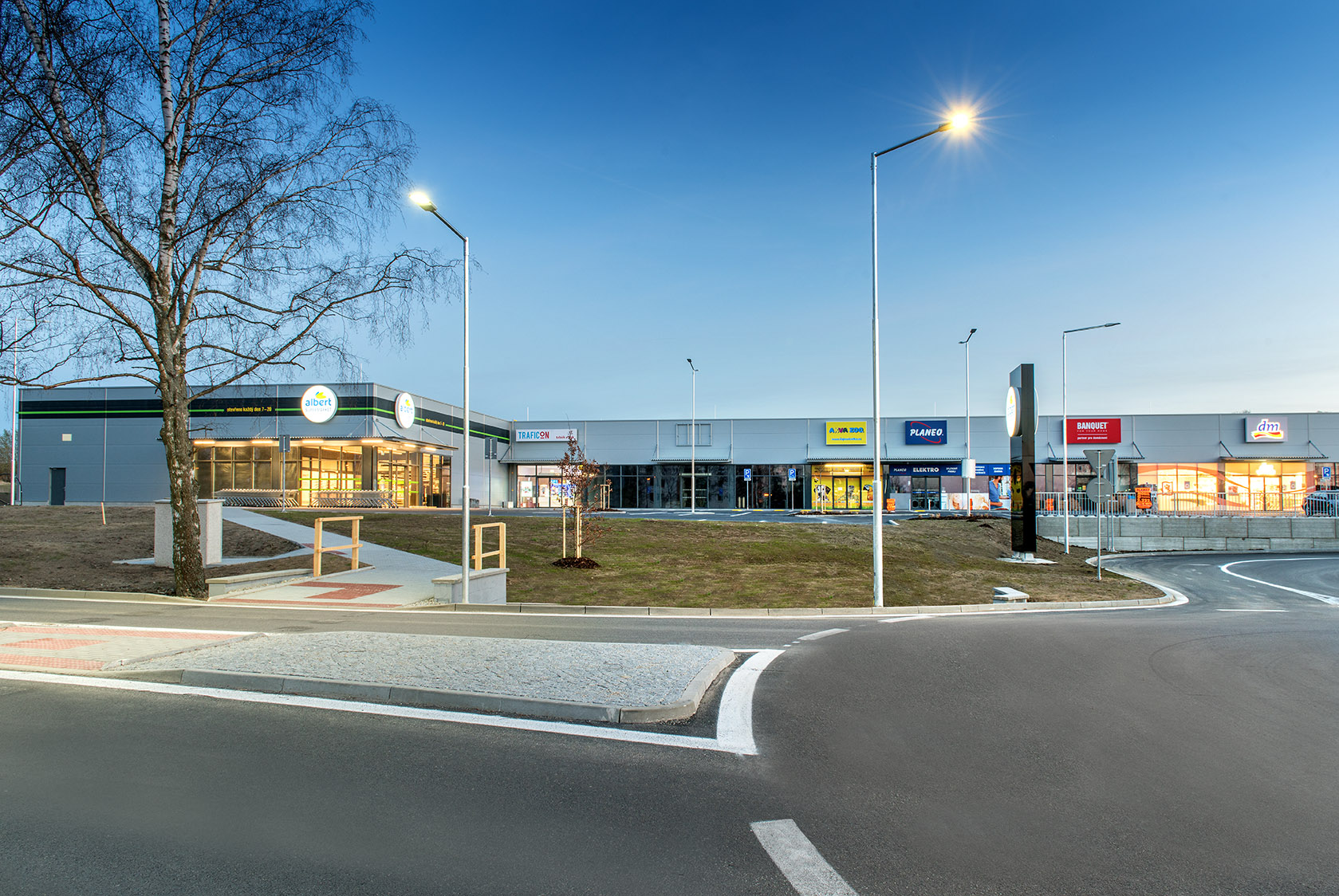 Milevsko – obchodní centrum - Visokogradnja