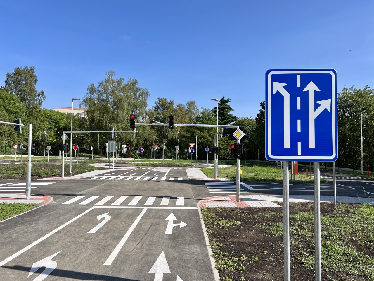 Příbram – rekonstrukce dopravního hřiště - Izgradnja cesta i mostova