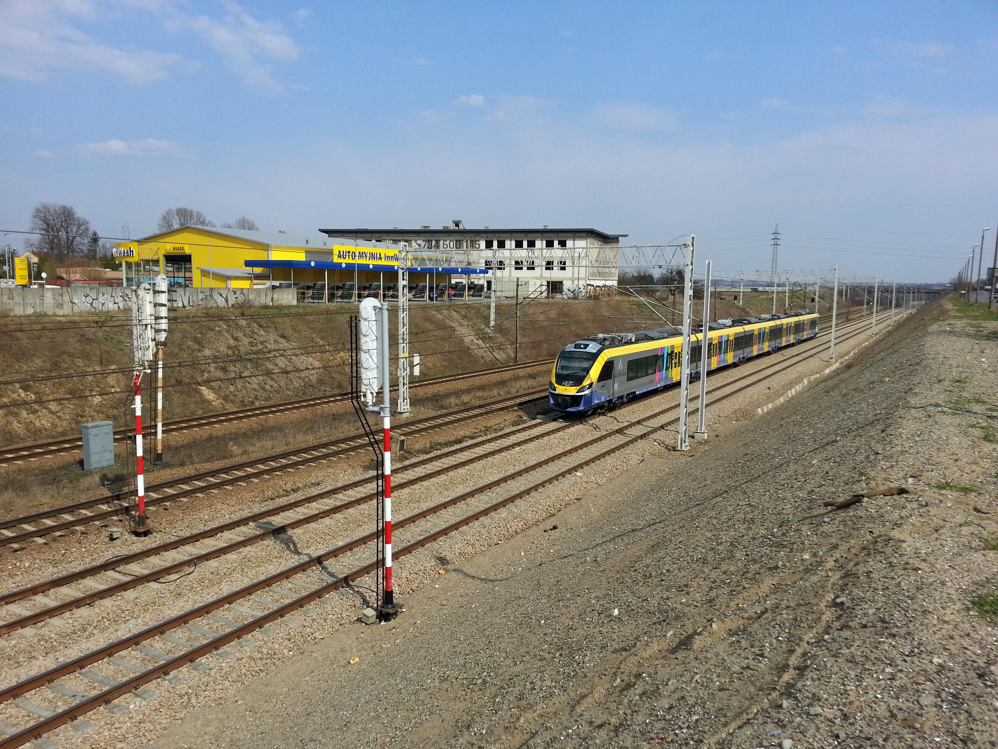 Linia 95 – odcinek Kraków Batowice – Kraków Nowa Huta - Izgradnja željezničke infrastrukture