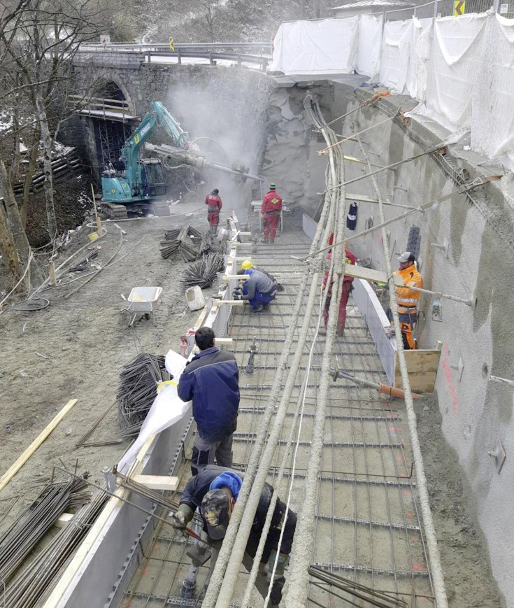 Tiefbau-Arbeiten, Mairtalbrücke - Niskogradnja