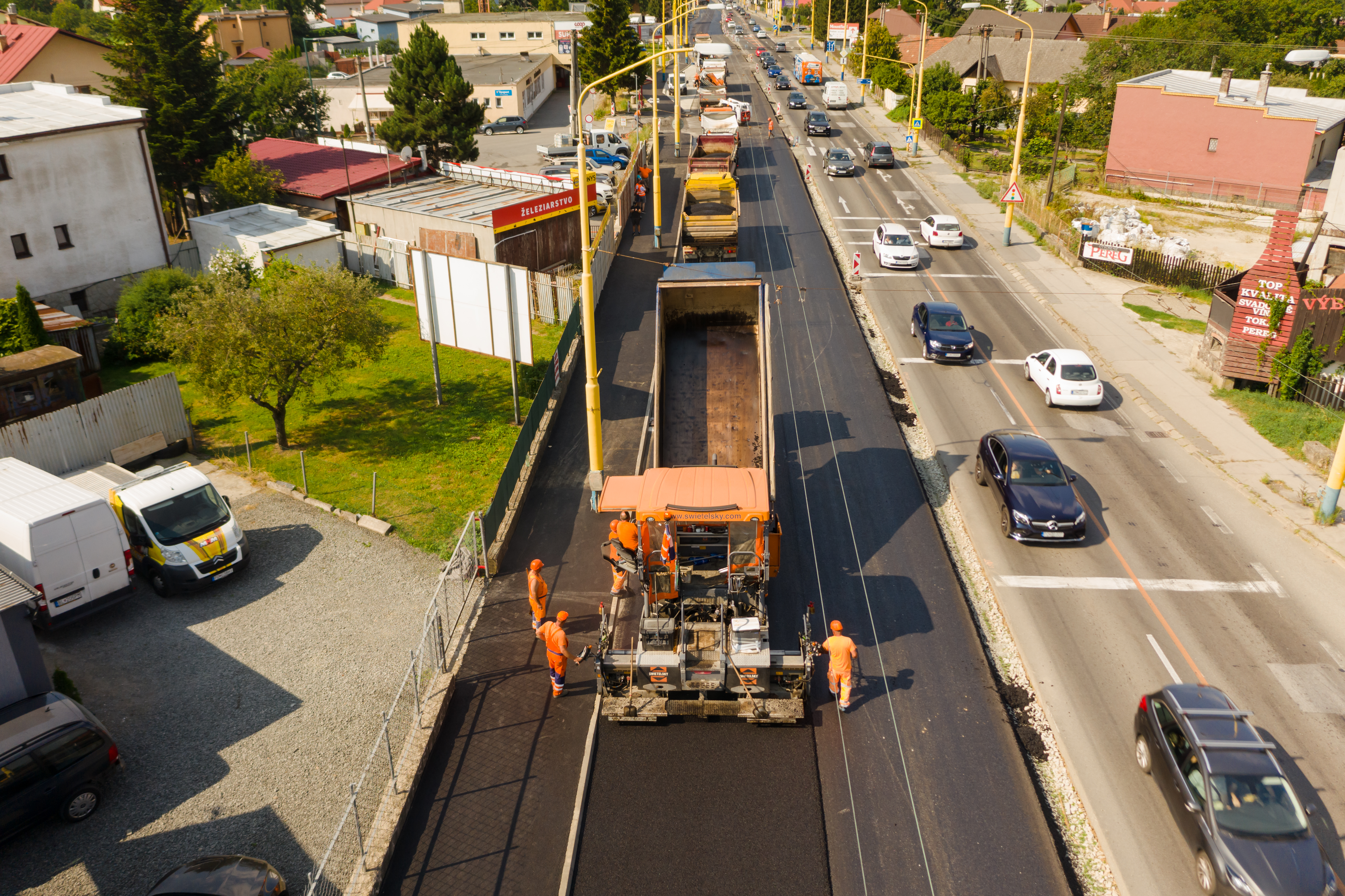 Rekonštrukcia cesty v Prešove - Izgradnja cesta i mostova
