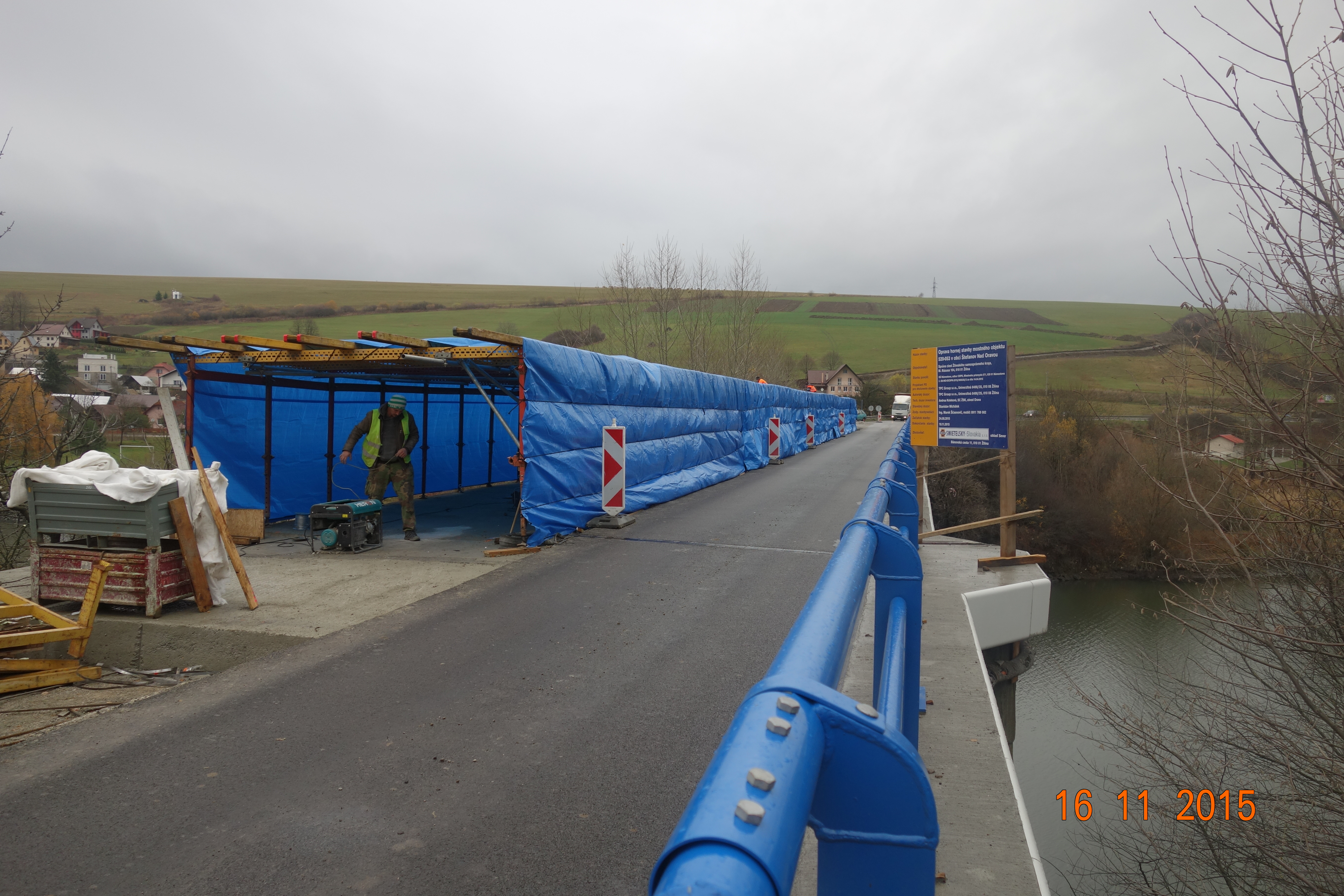 Modernizácia hornej stavby mostného objektu 520-053  podľa projektovej dokumentácie (84,50 m) - Izgradnja cesta i mostova