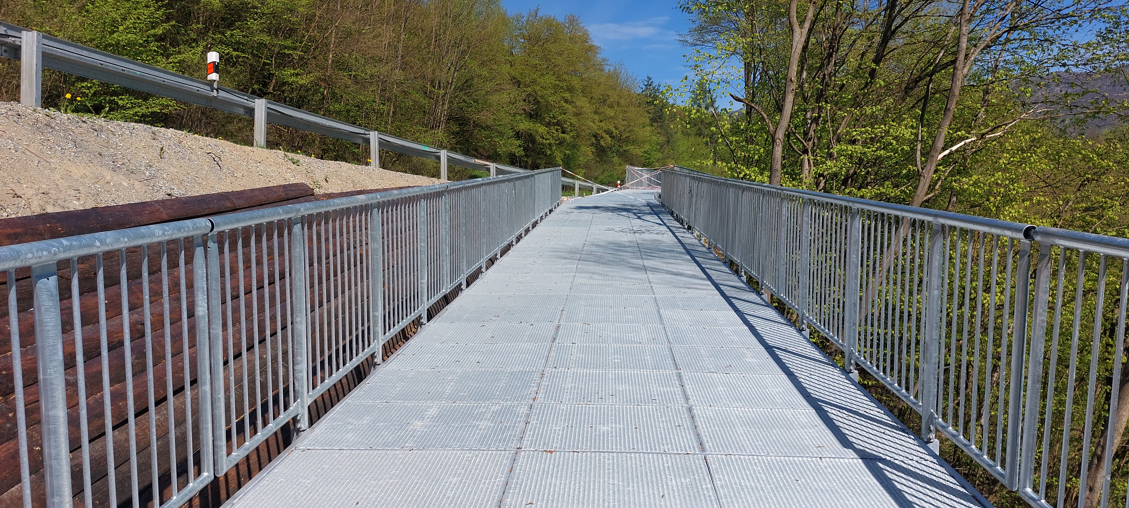 Nový cyklochodník v Margecanoch - Izgradnja cesta i mostova