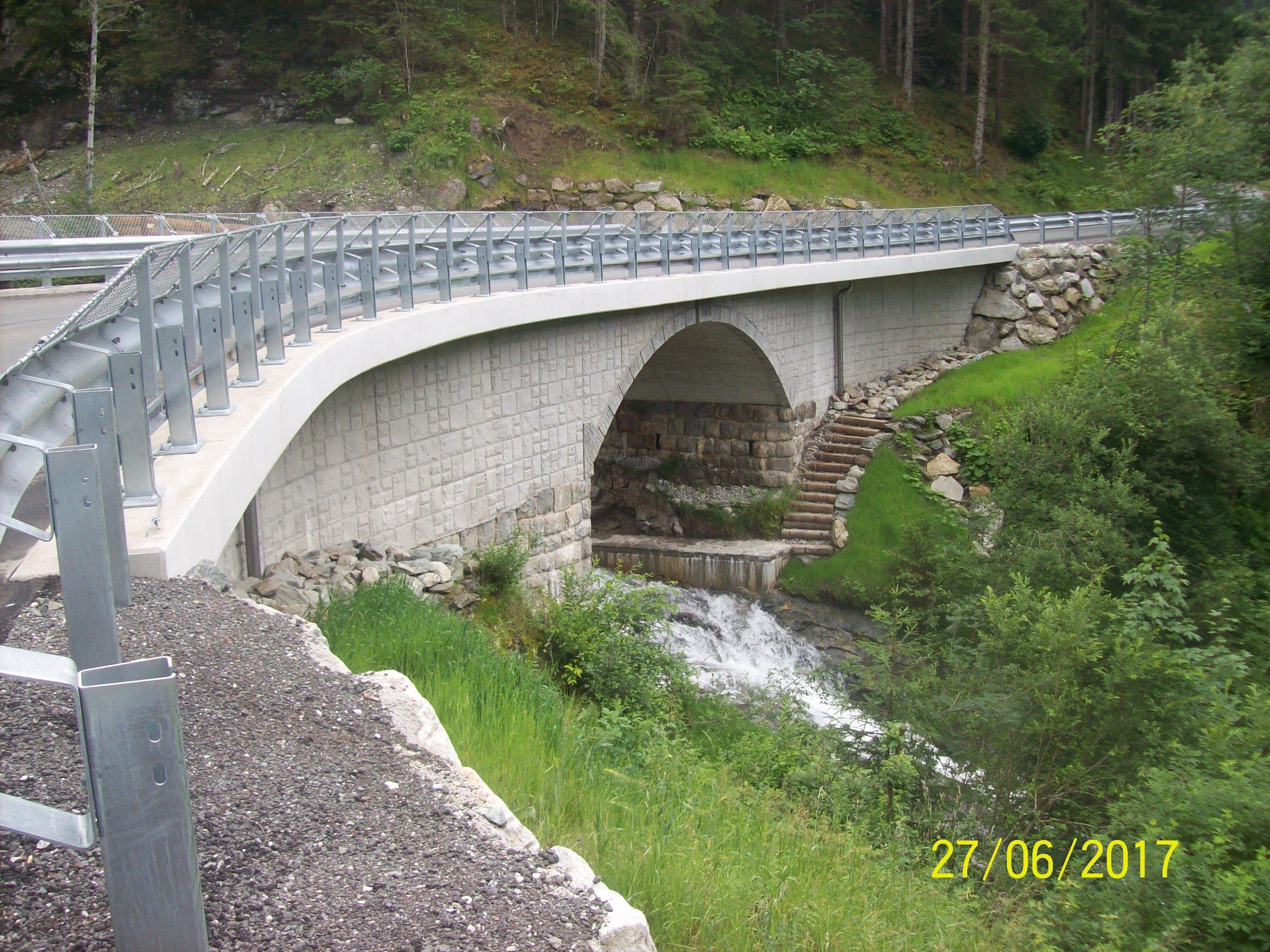 Schrabachbrücke auf der L264 Stubachtalstraße in Uttendorf - Izgradnja cesta i mostova