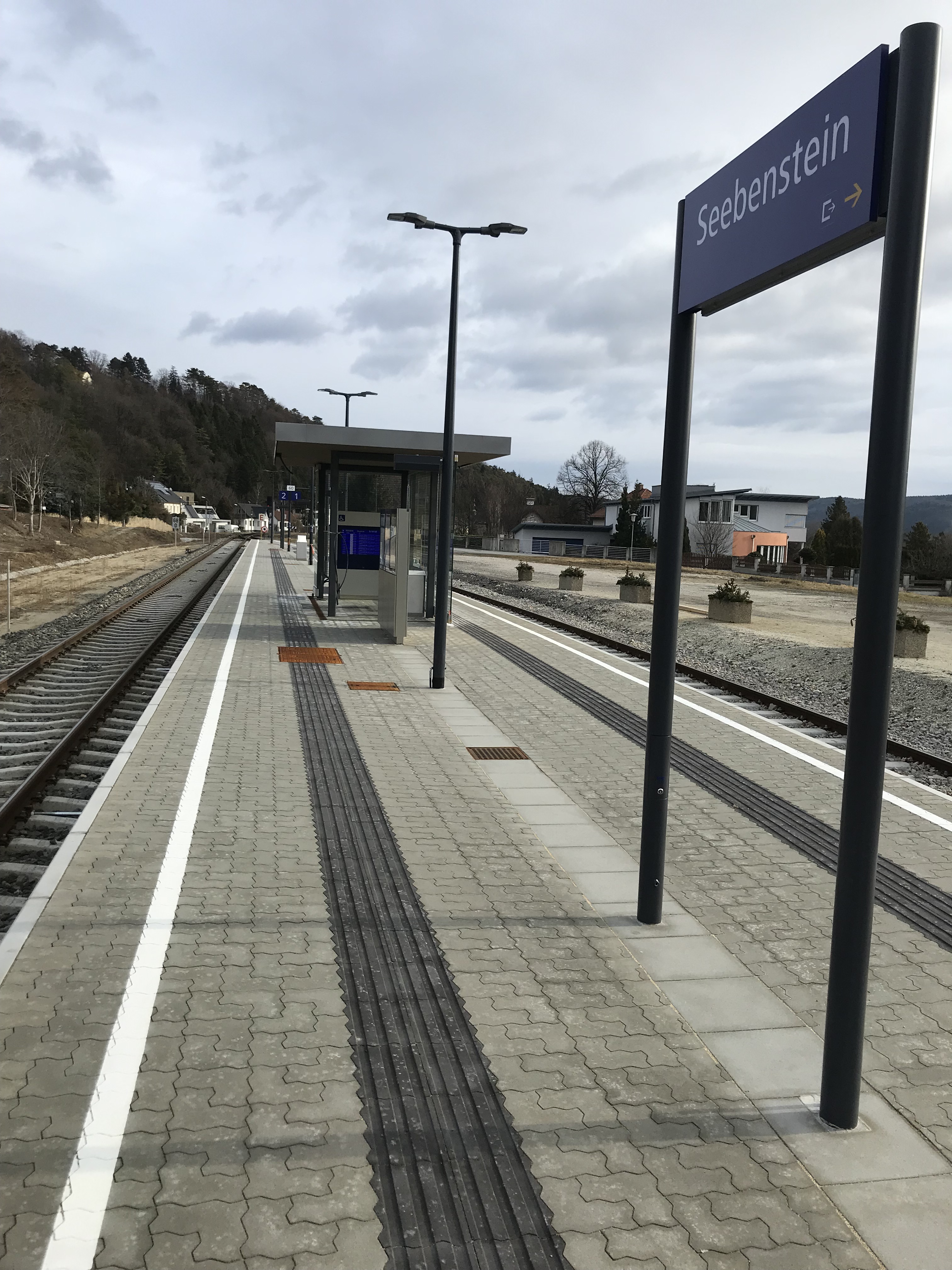 Umbau Bahnhof Seebenstein - Niskogradnja