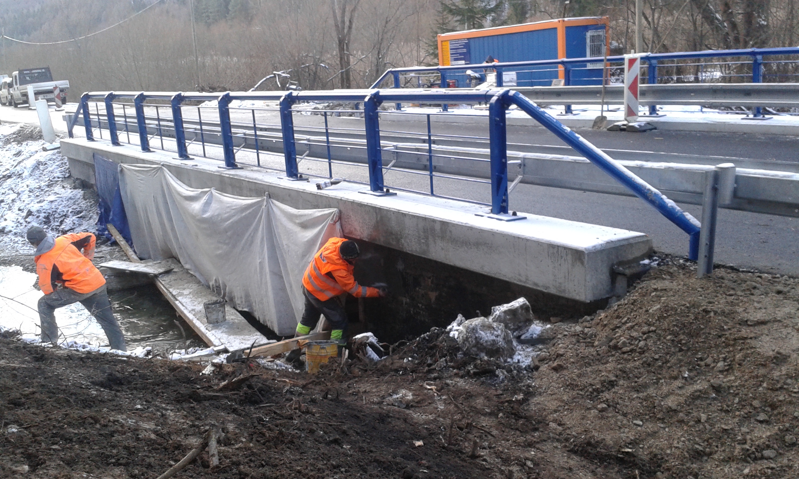 Rekonštrukcia mostného objektu č. 51819-008 v extraviláne obce Kláštor pod Znievom - Izgradnja cesta i mostova