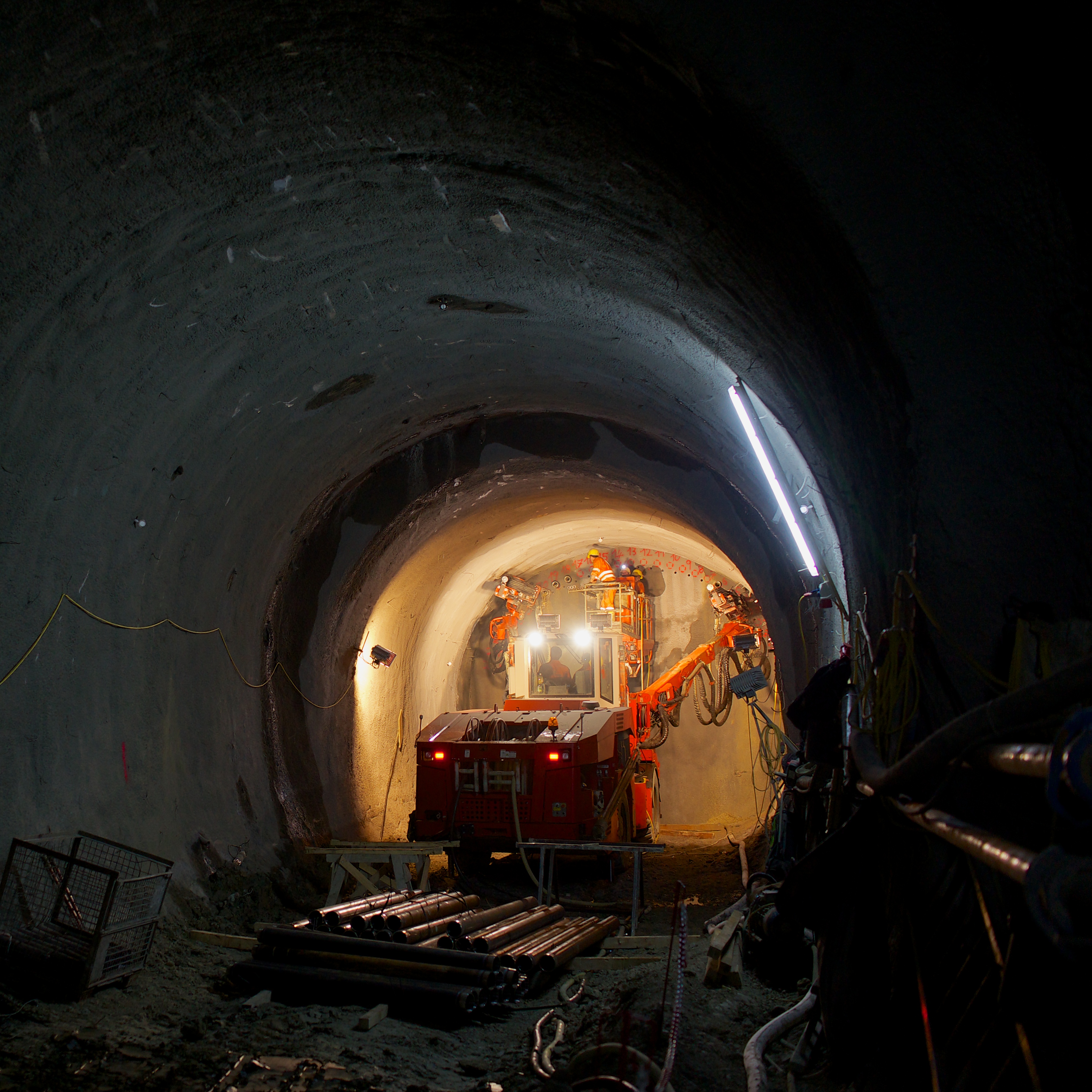 U-Bahn Wien - Baulos U1-8 Alaudagasse - Izgradnja tunela