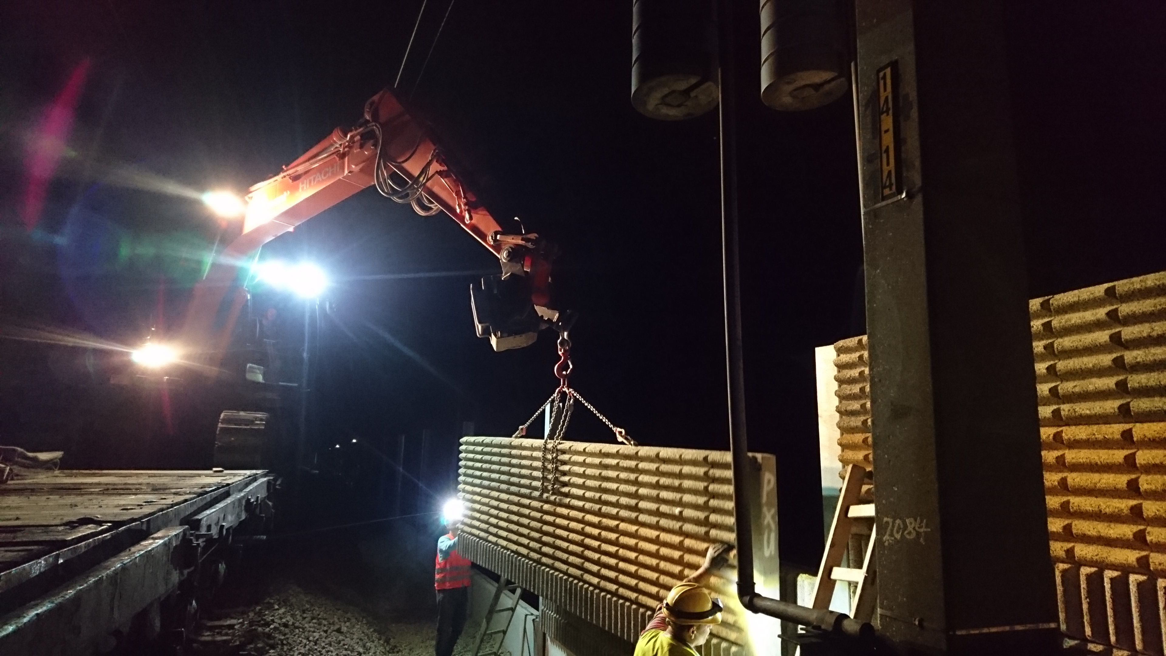 Lärmschutzwand Kritzendorf - Izgradnja željezničke infrastrukture