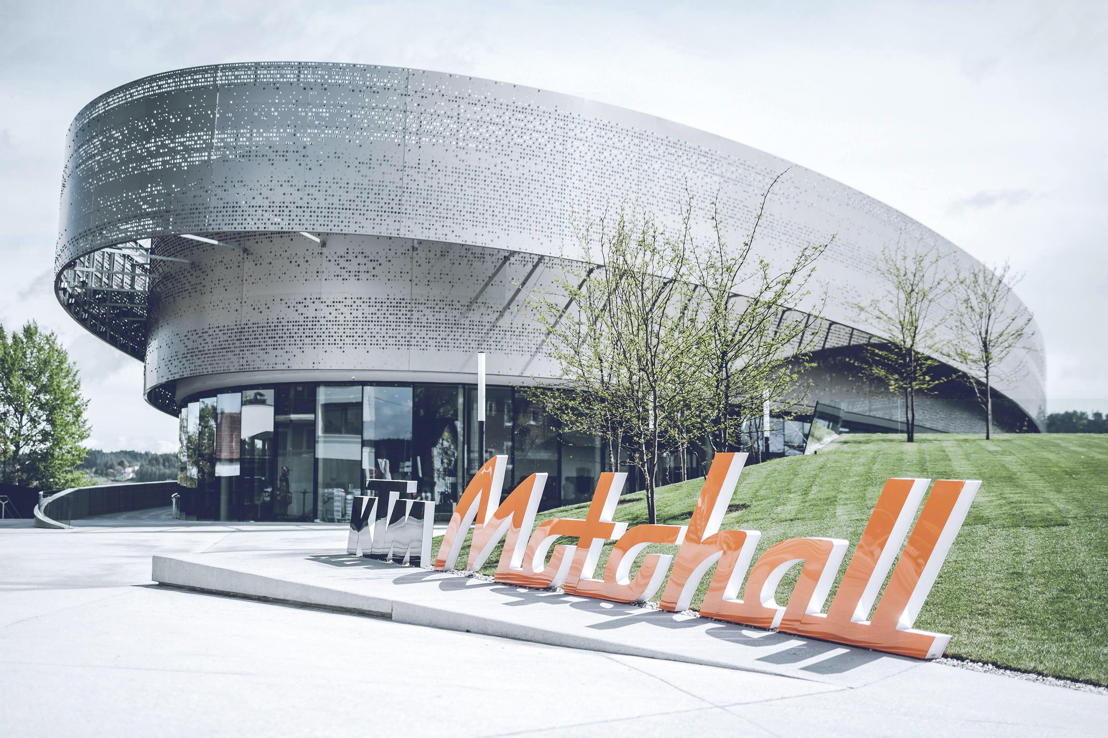 Ausstellungsgebäude, KTM Motohall, Mattighofen - Visokogradnja
