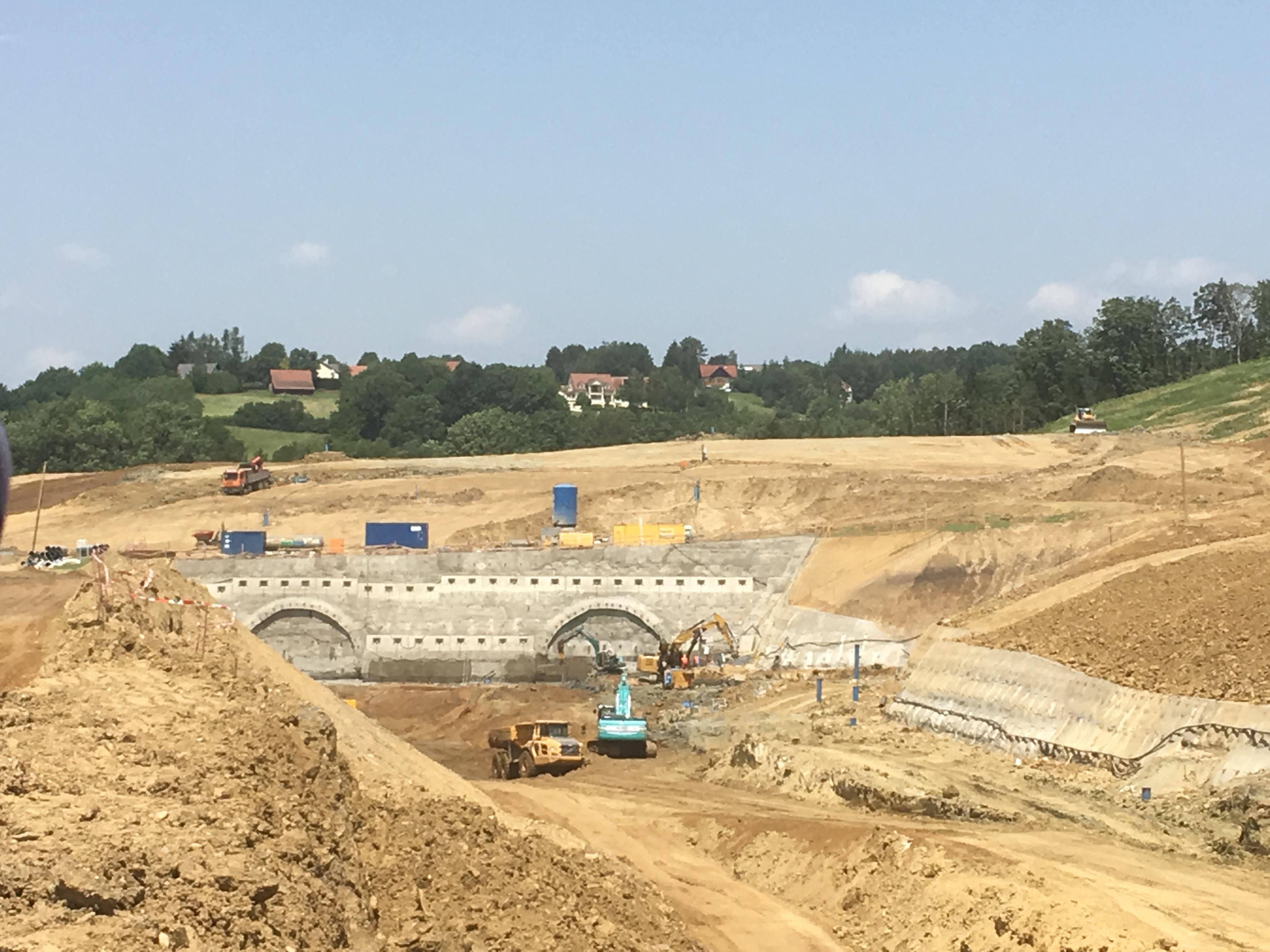 S7 Fürstenfelder Schnellstraße - Tunnel Rudersdorf - Izgradnja tunela