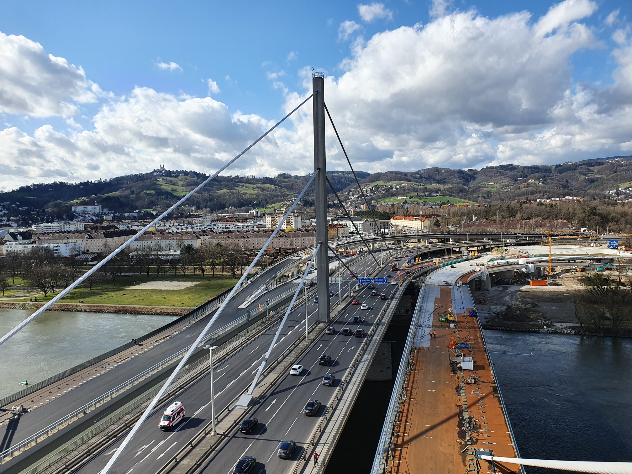 Linz A7 Bypassbrücken  - Izgradnja cesta i mostova