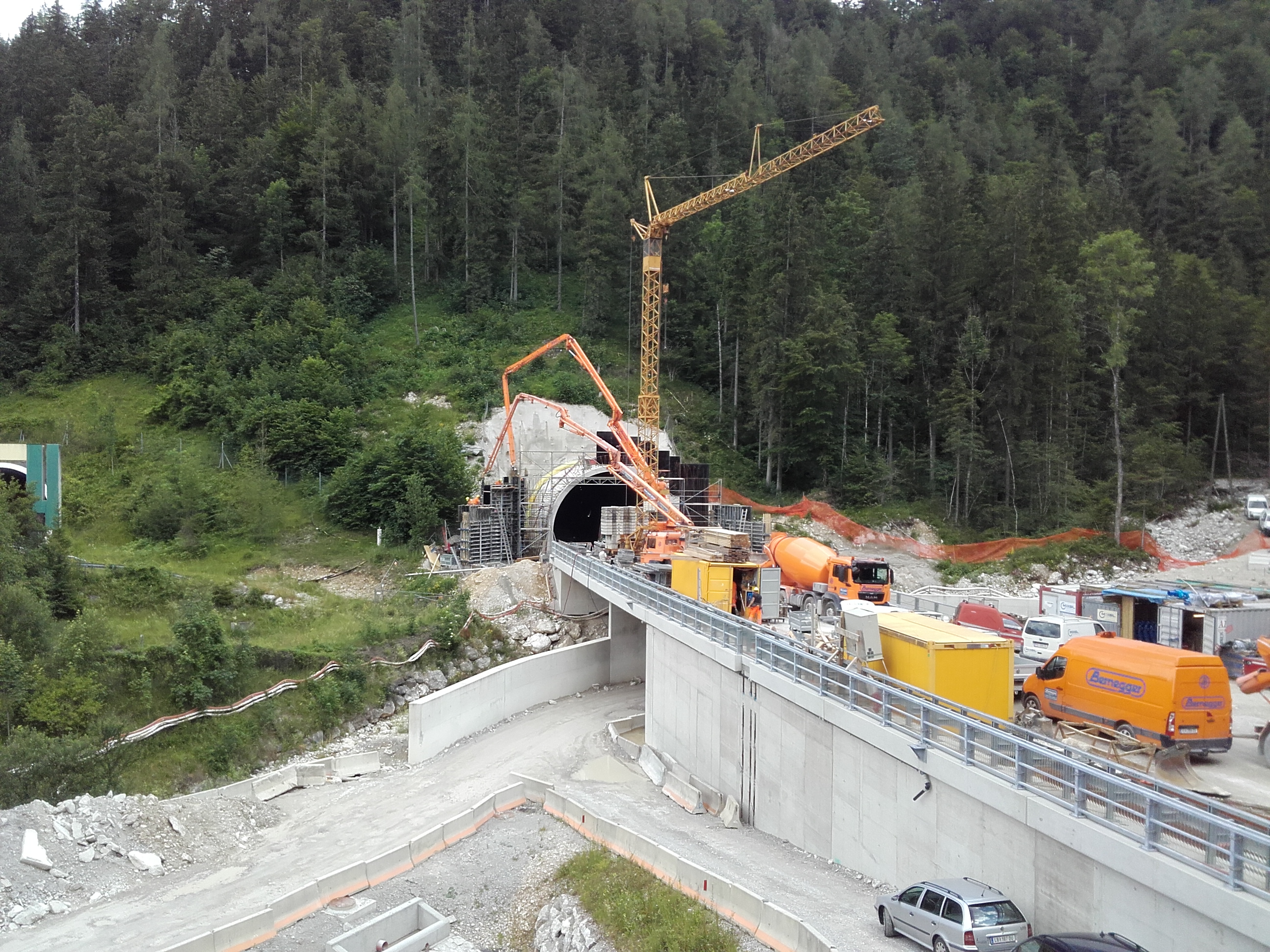 Tunnelkette Klaus - Visokogradnja