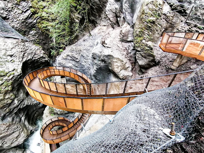 HELIX Liechtensteinklamm, St. Johann im Pongau - Niskogradnja