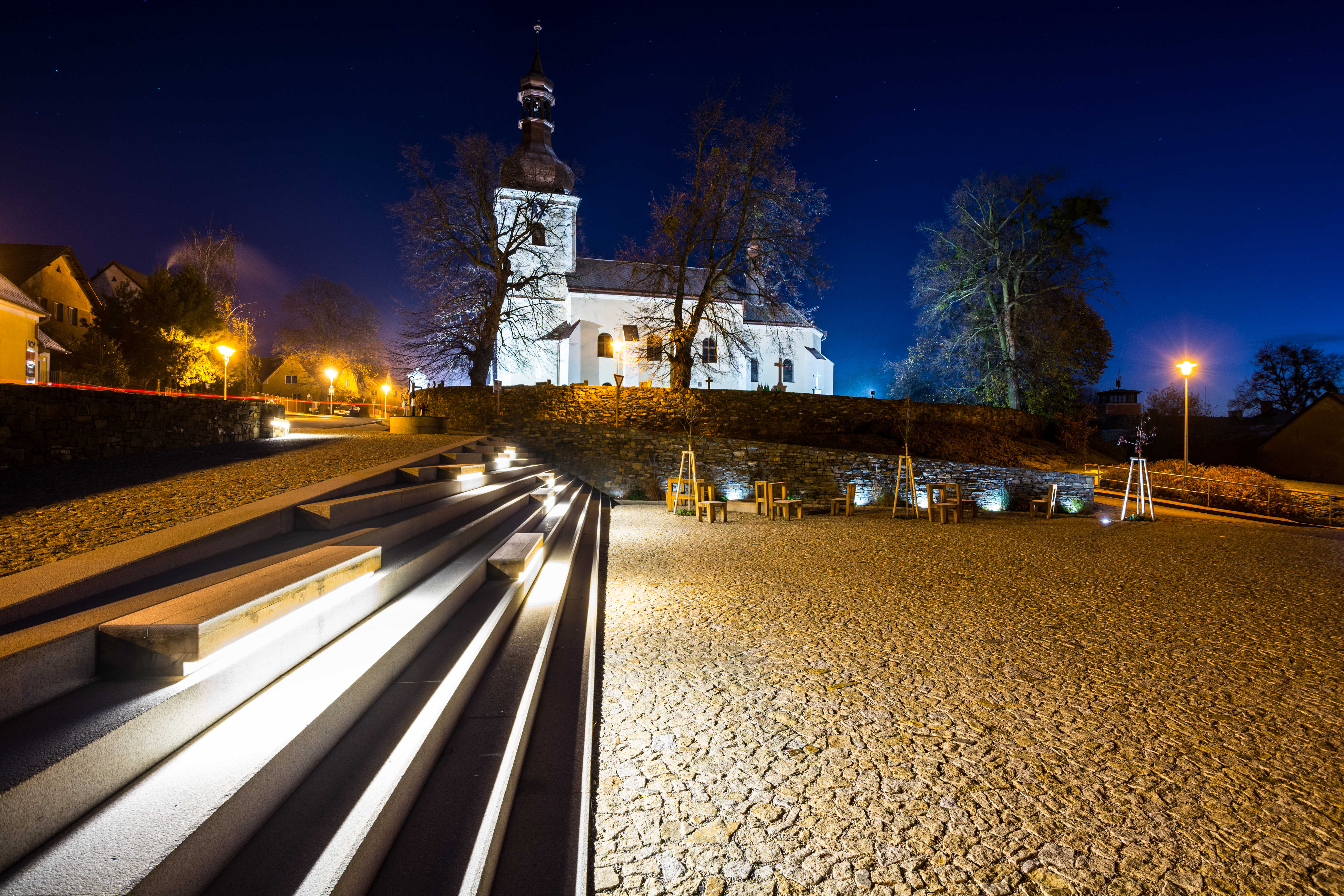 Velká Polom – revitalizace návsi - Izgradnja cesta i mostova