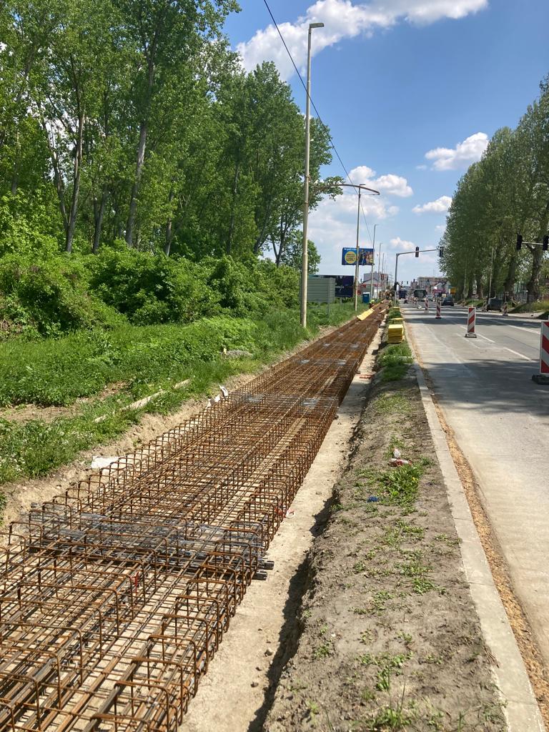 Građevinski radovi na modernizaciji tramvajske pruge i tramvajskih stajališta - Niskogradnja