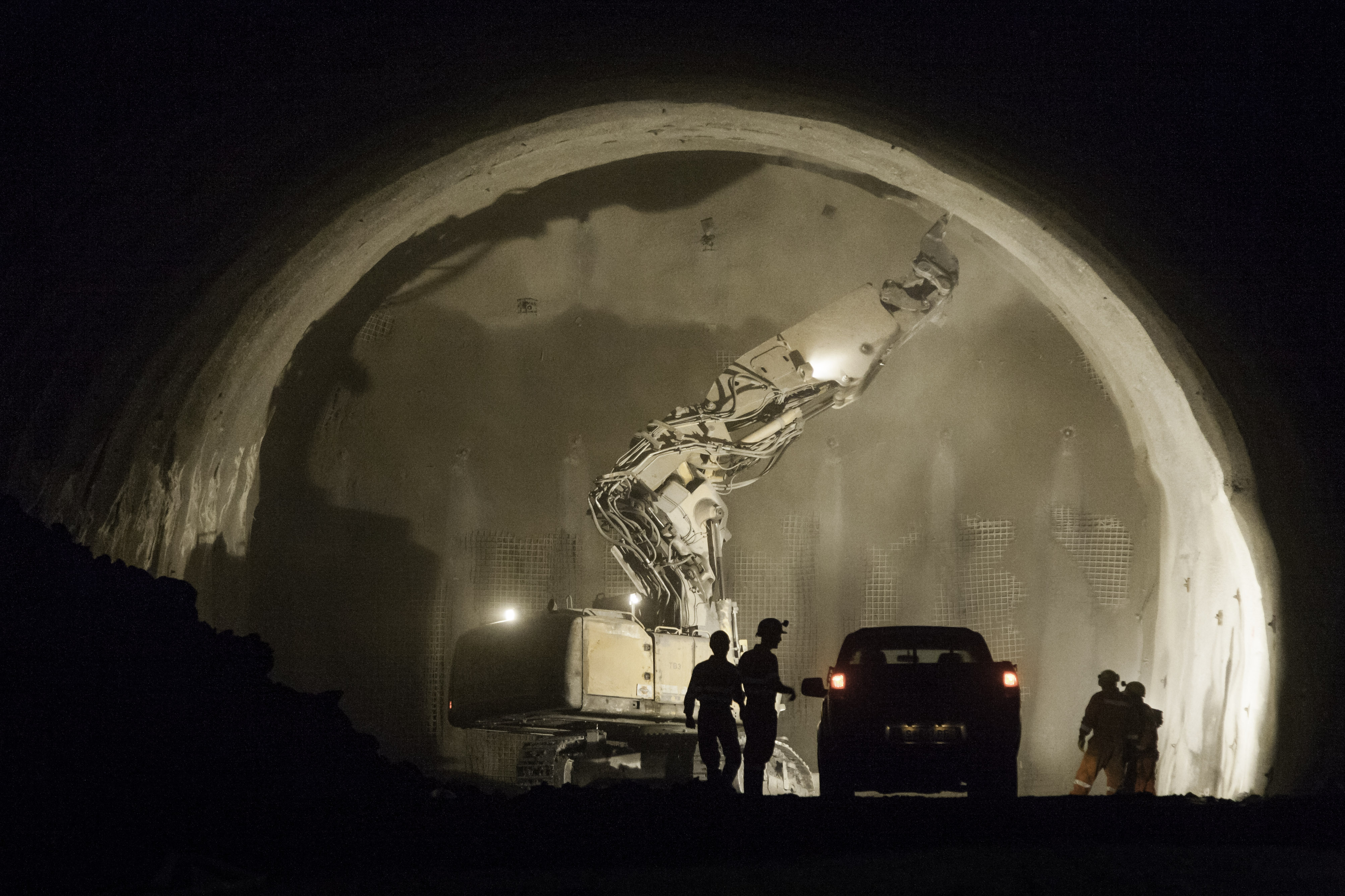 Brenner Basistunnel - Erkundungstunnel Wolf 2 - Izgradnja tunela