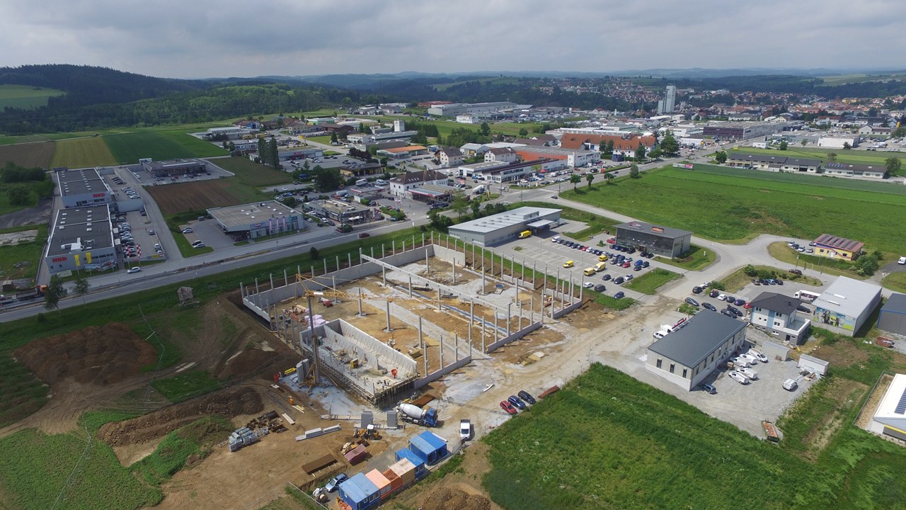 Privatbrauerei Zwettl - Neubau Halle - Visokogradnja Privatbrauerei Zwettl - Neubau Halle - Visokogradnja