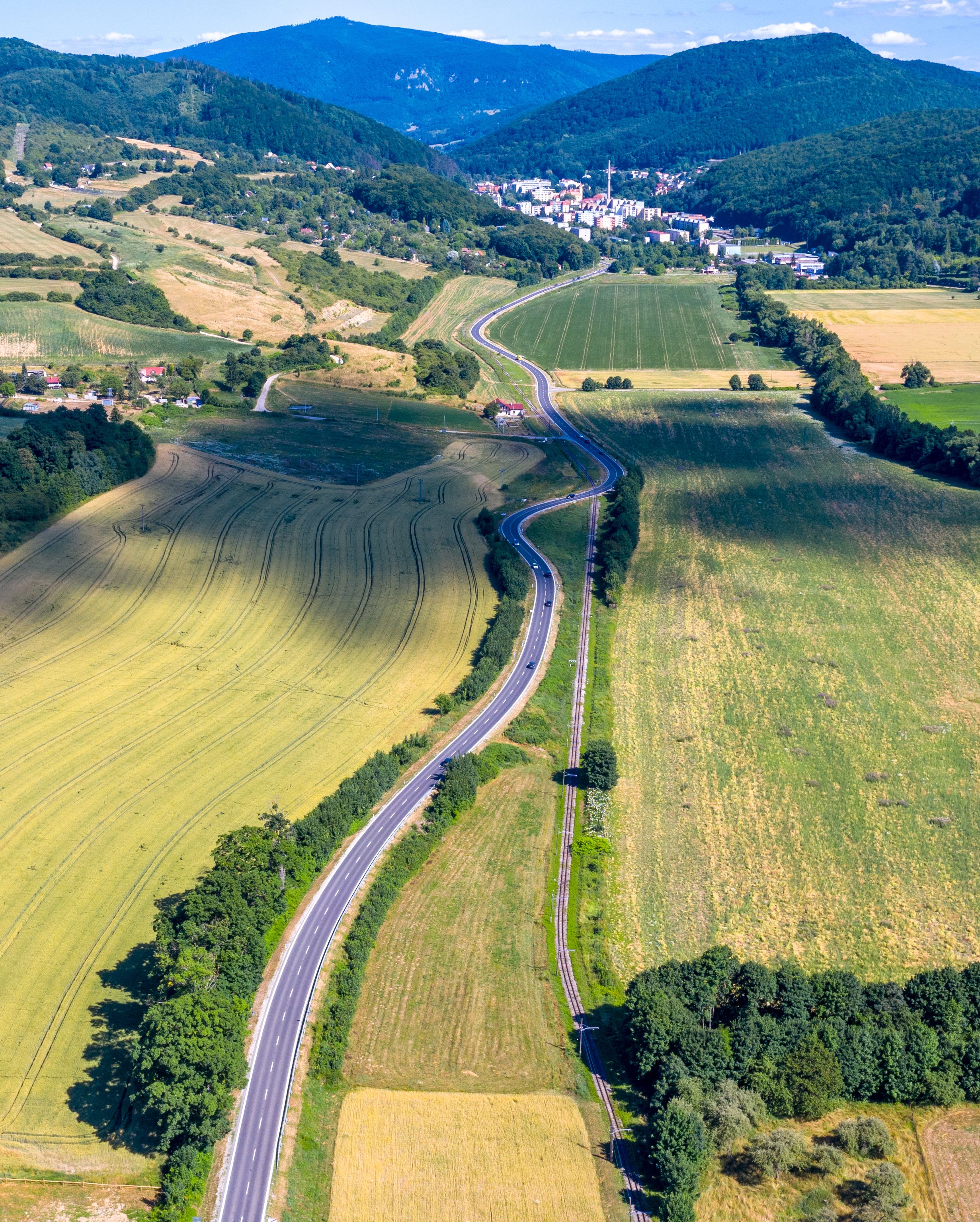 Oprava cesty II/516 - Izgradnja cesta i mostova