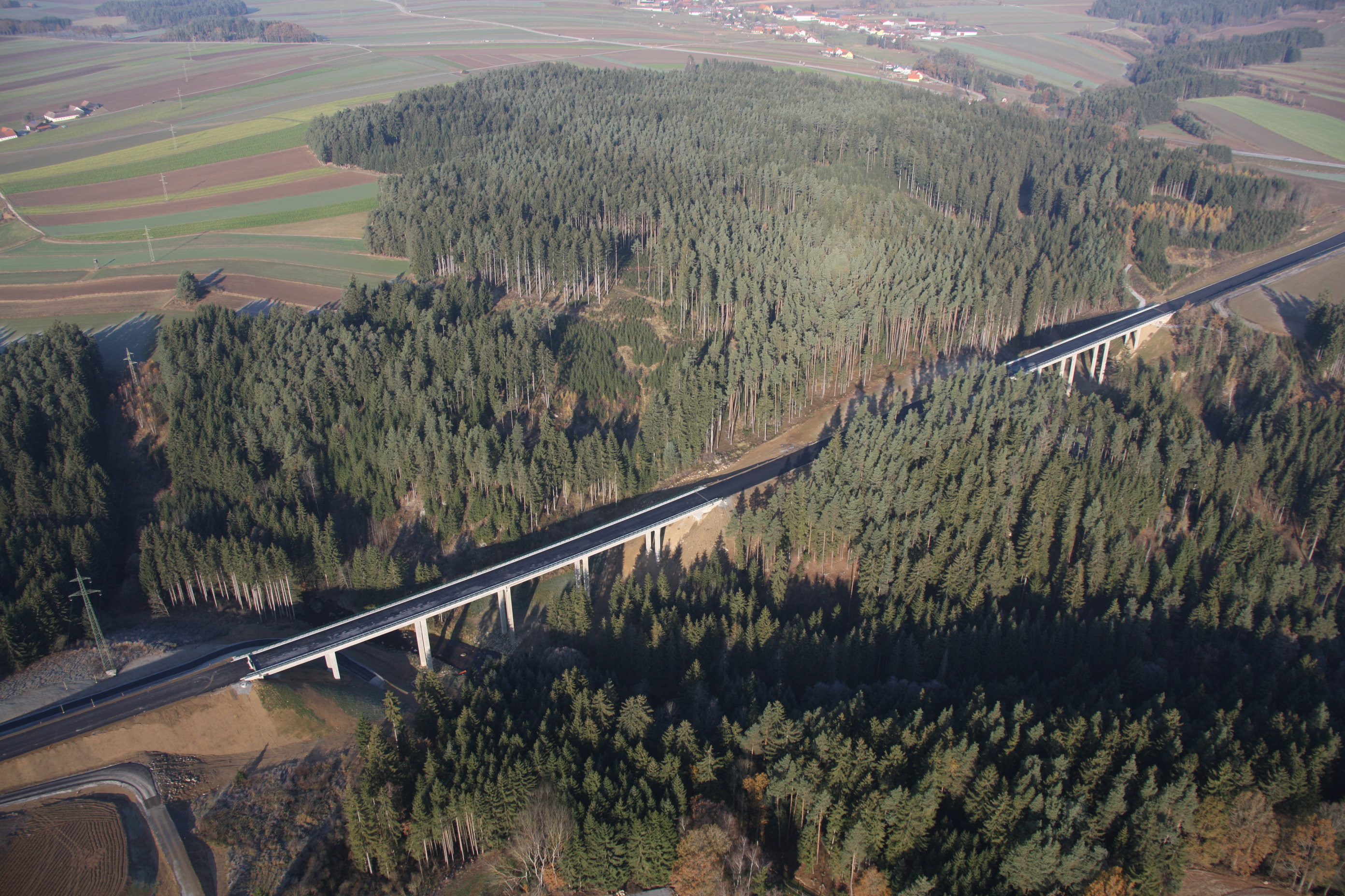 Umfahrung Zwettel - Izgradnja cesta i mostova
