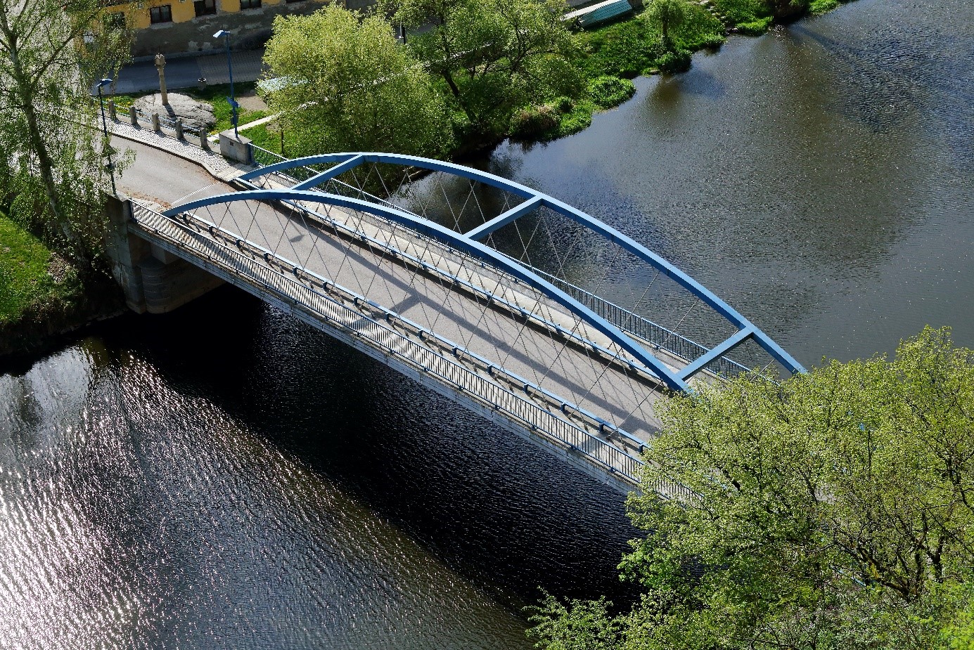 Most přes Lužnici v Bechyni – Zářečí - Izgradnja cesta i mostova