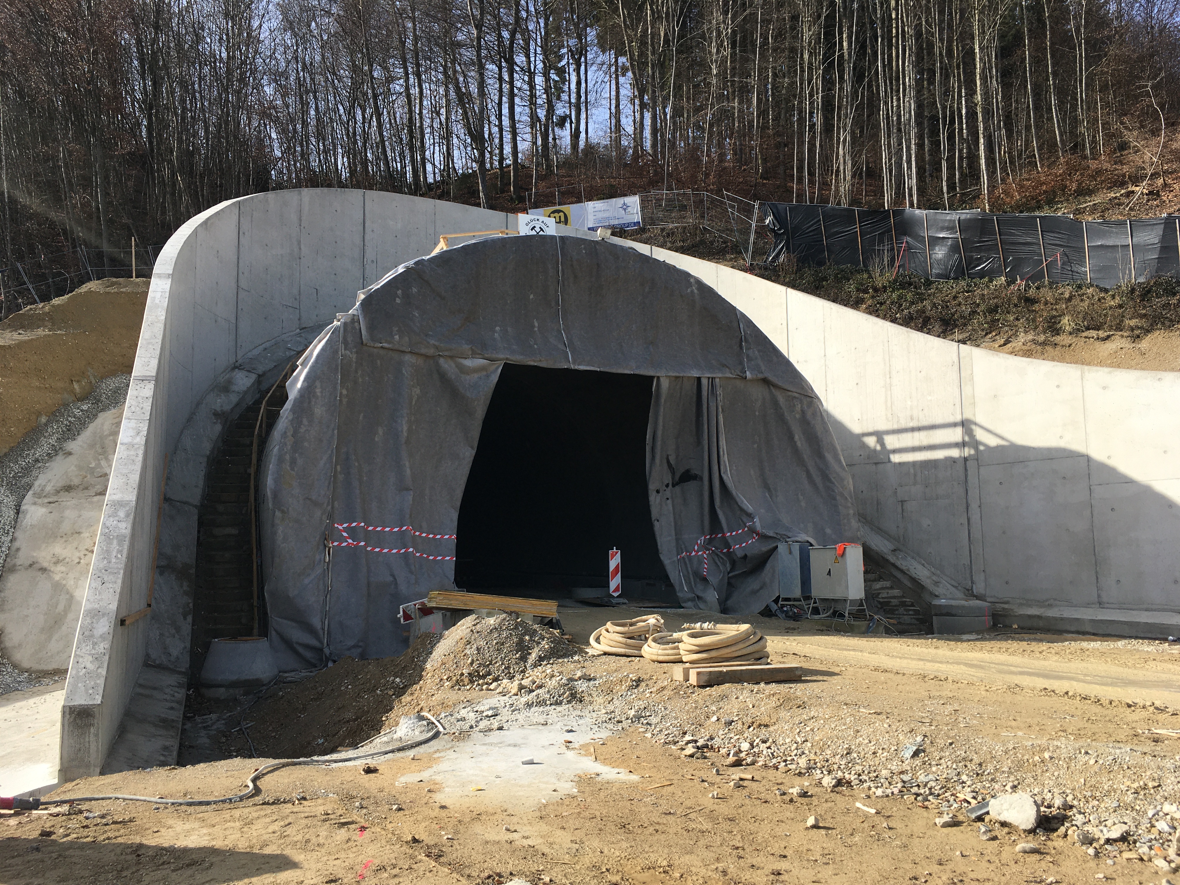 Aubergtunnel, Altenmarkt - Visokogradnja