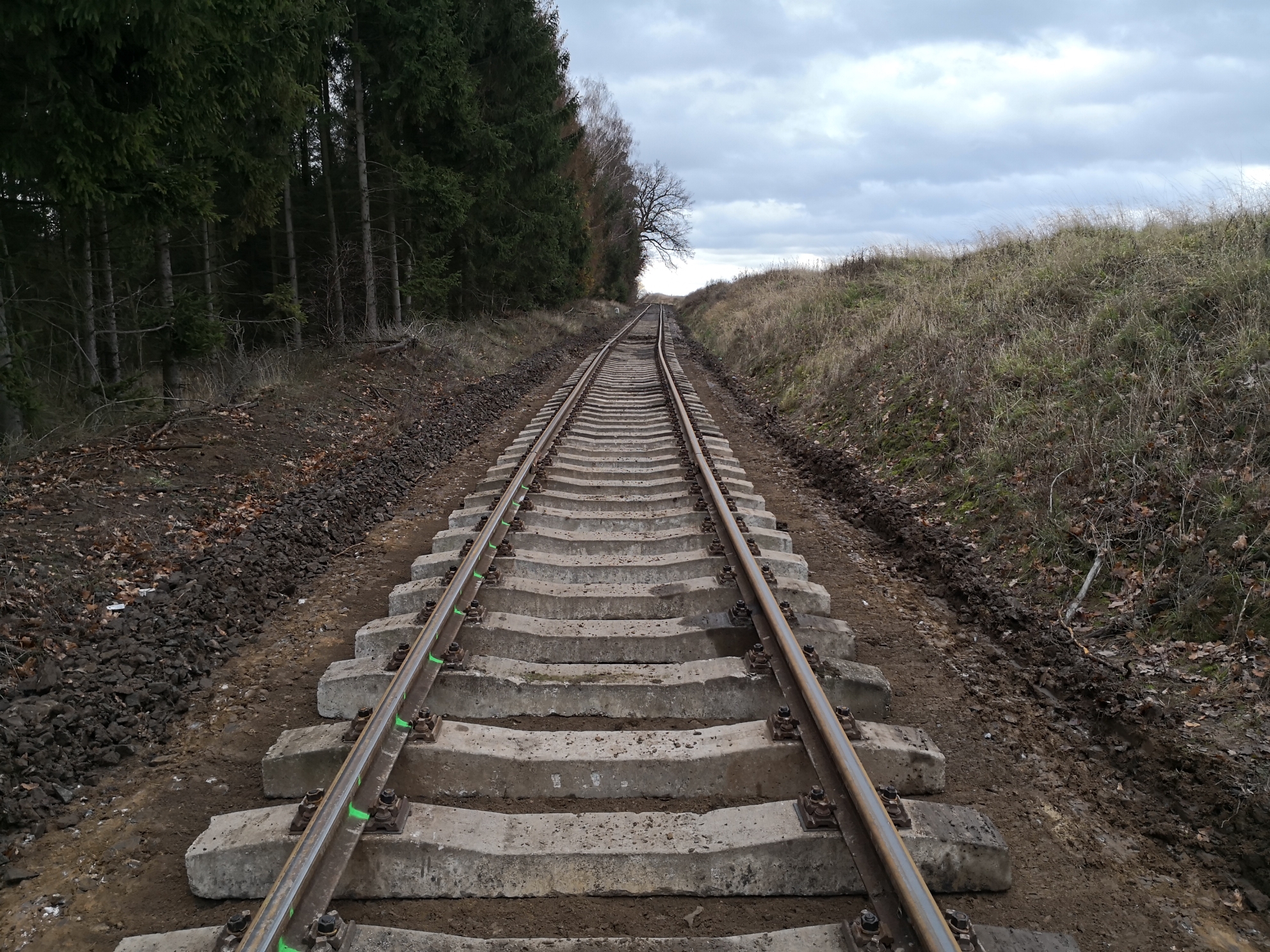 Oprava TK Mšeno – Skalsko - Izgradnja željezničke infrastrukture