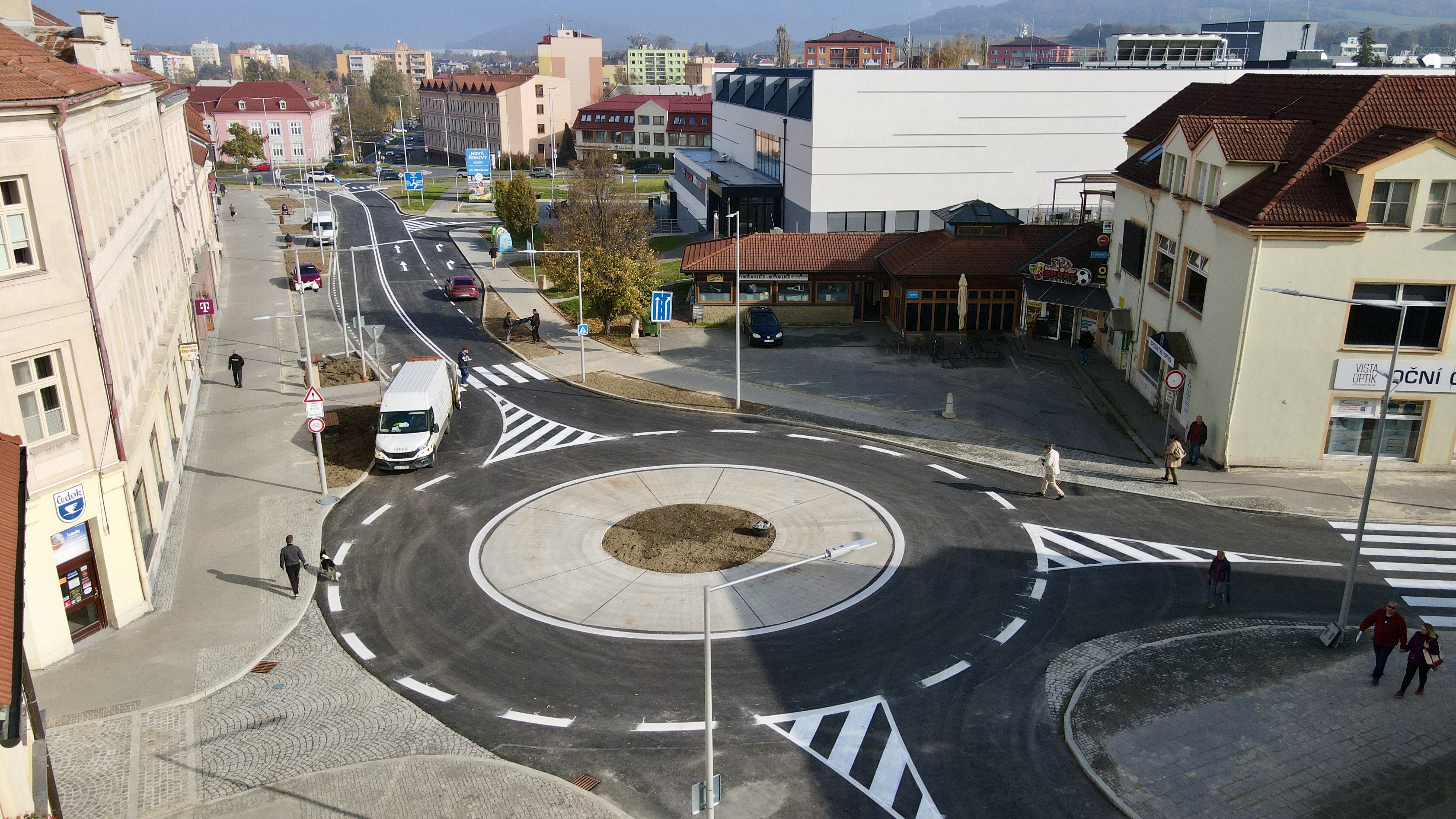 Nový Jičín – vybudování okružní křižovatky - Izgradnja cesta i mostova