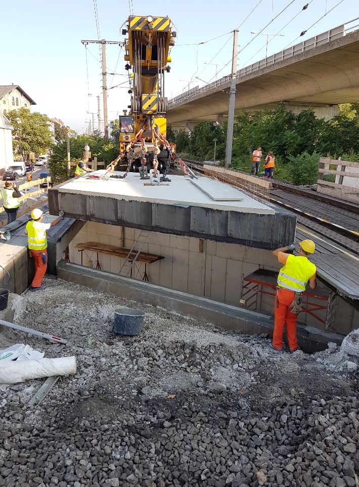 Durchlass Wien Nußdorf - Izgradnja cesta i mostova