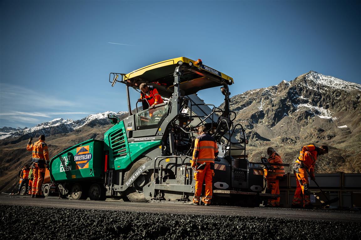 Heliport Hochgurgl - Izgradnja cesta i mostova