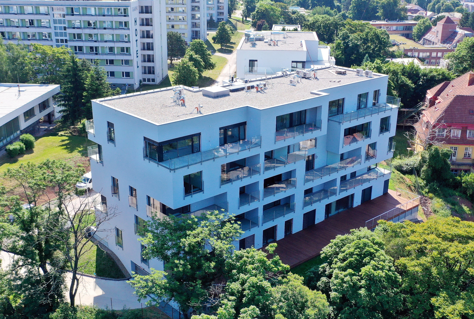 Brno-Pisárky – novostavba bytového domu Hippokrates - Visokogradnja