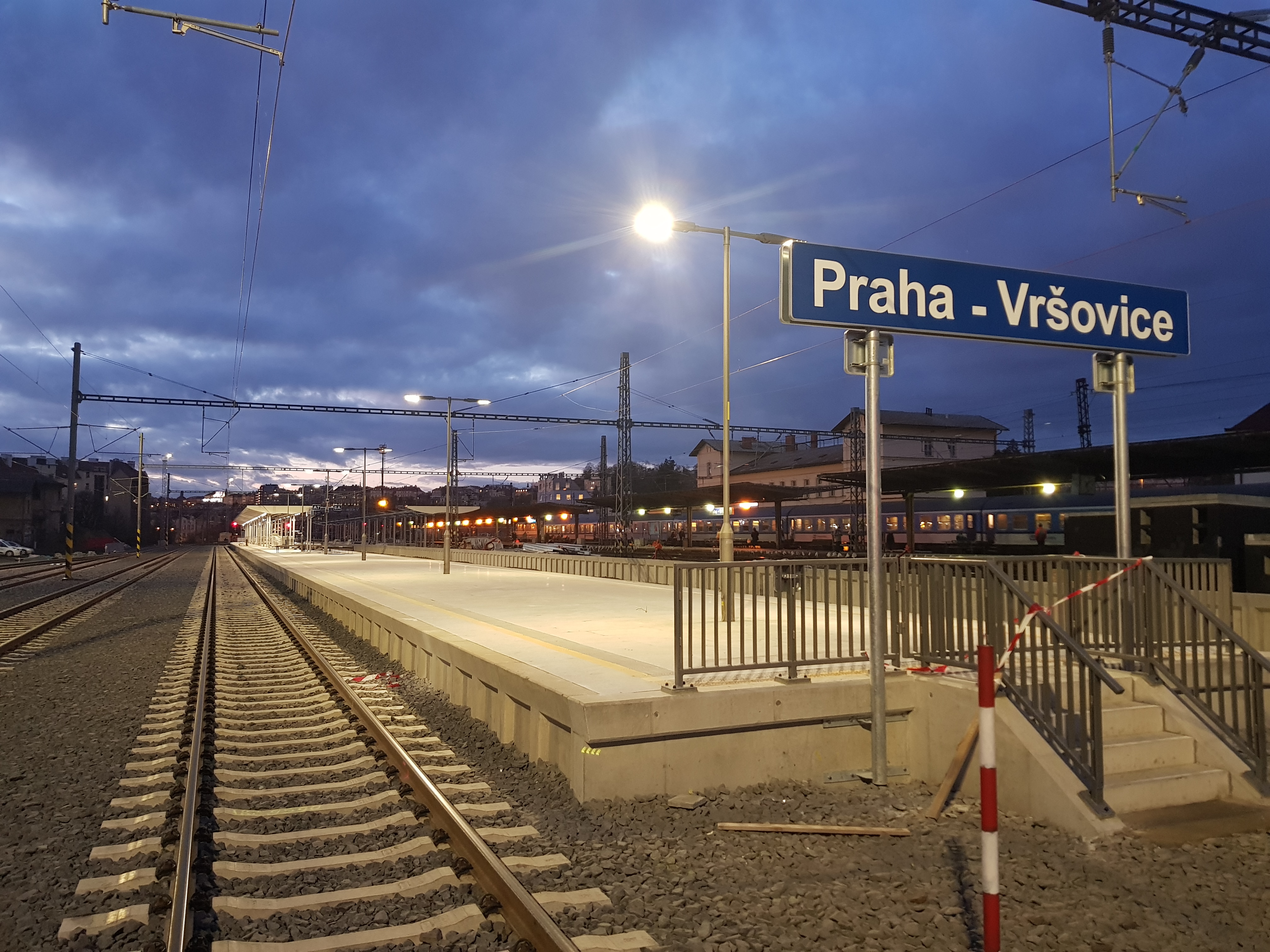 Optimalizace traťového úseku Praha Hostivař – Praha Hl. nádraží, II. část  - Izgradnja željezničke infrastrukture