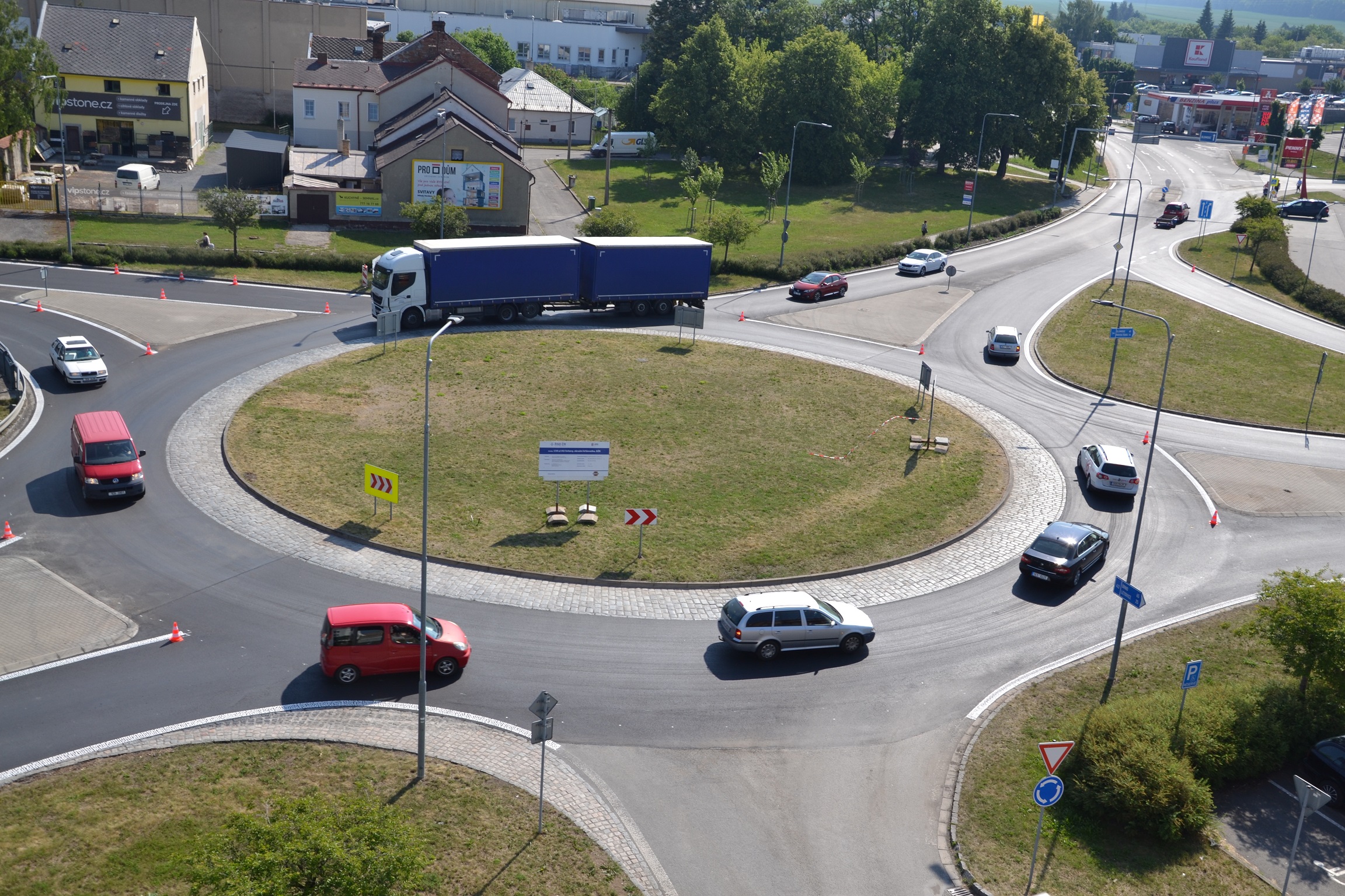 Svitavy – rekonstrukce okružní křižovatky - Izgradnja cesta i mostova