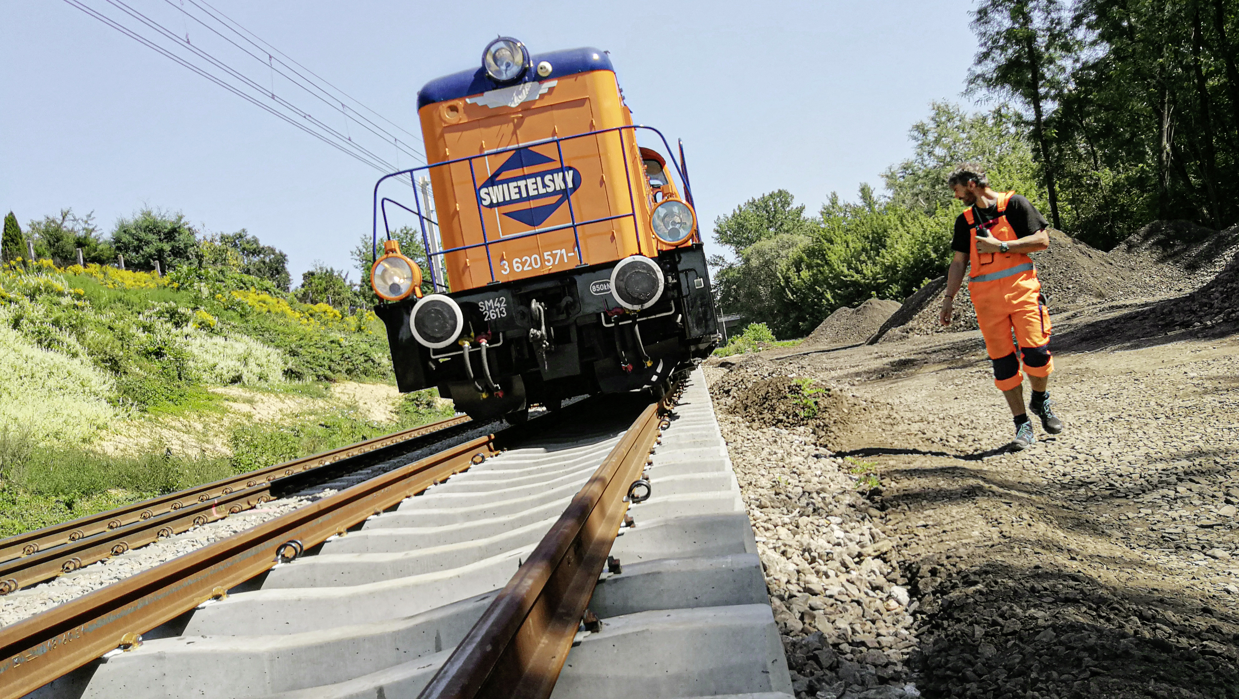 Prace budowlane na torze kolejowym, Railway 95 - Izgradnja željezničke infrastrukture