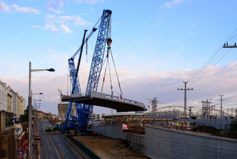 Brücke Wien Gudrunstraße - Izgradnja cesta i mostova