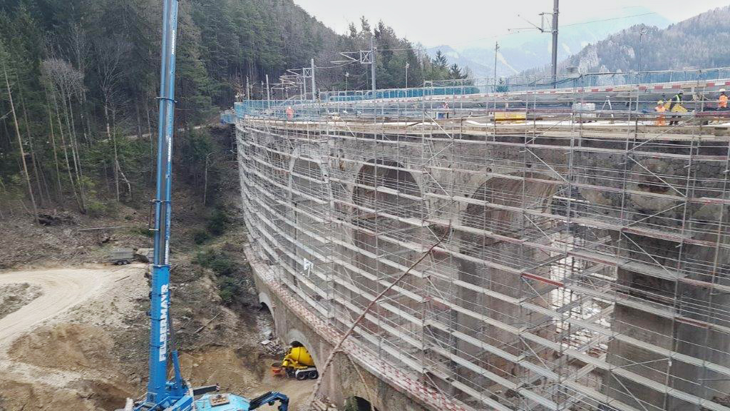 Brückenbau, Gamperl-Viadukt, Semmering - Izgradnja cesta i mostova