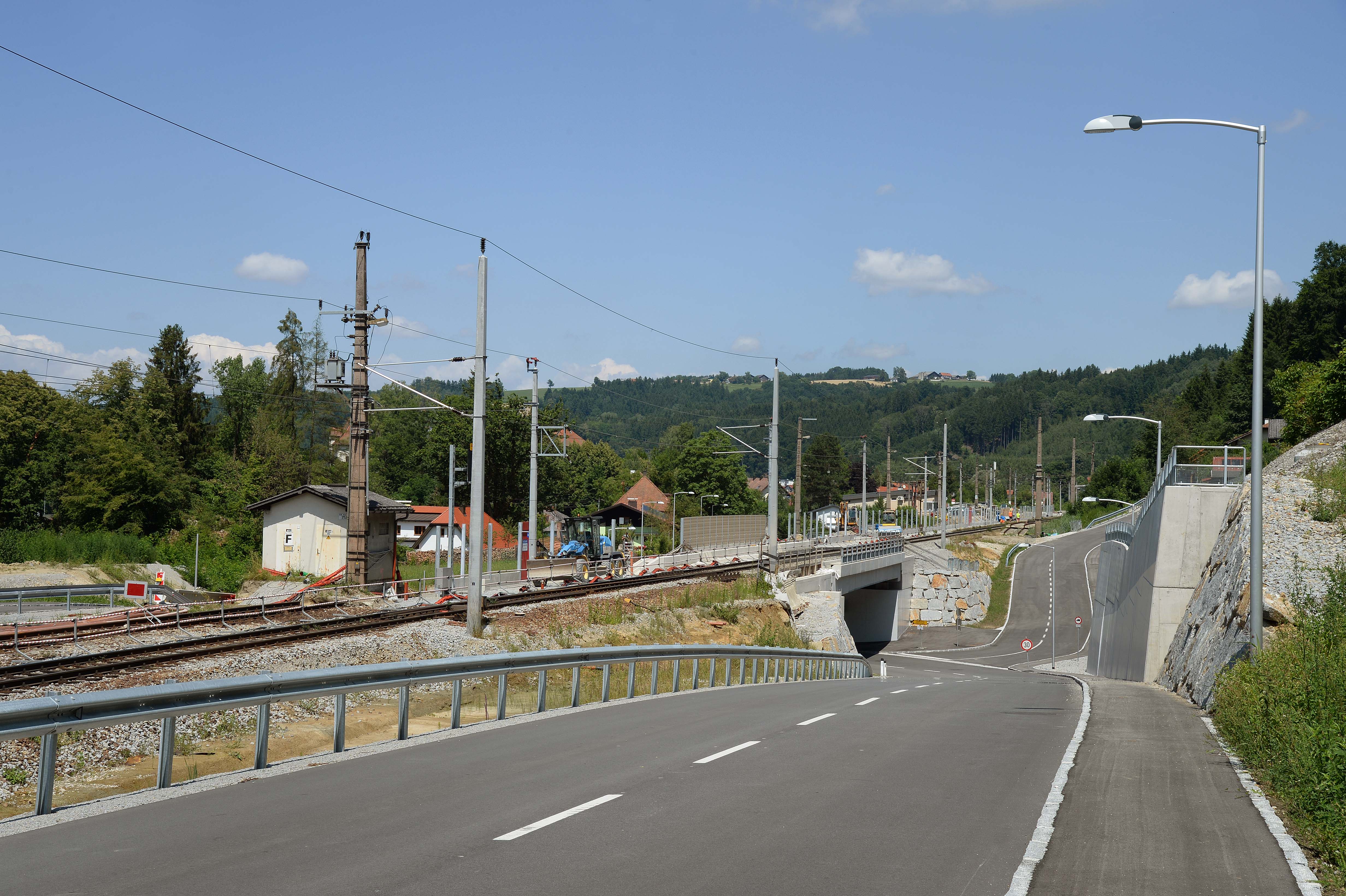 Umbau Bahnhof Wernstein - Izgradnja željezničke infrastrukture